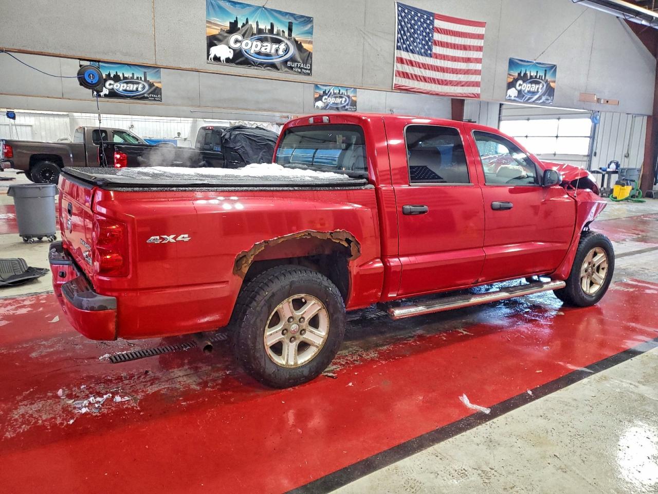 2011 Dodge Dakota Slt Red vin: 1D7RW3GK7BS577457