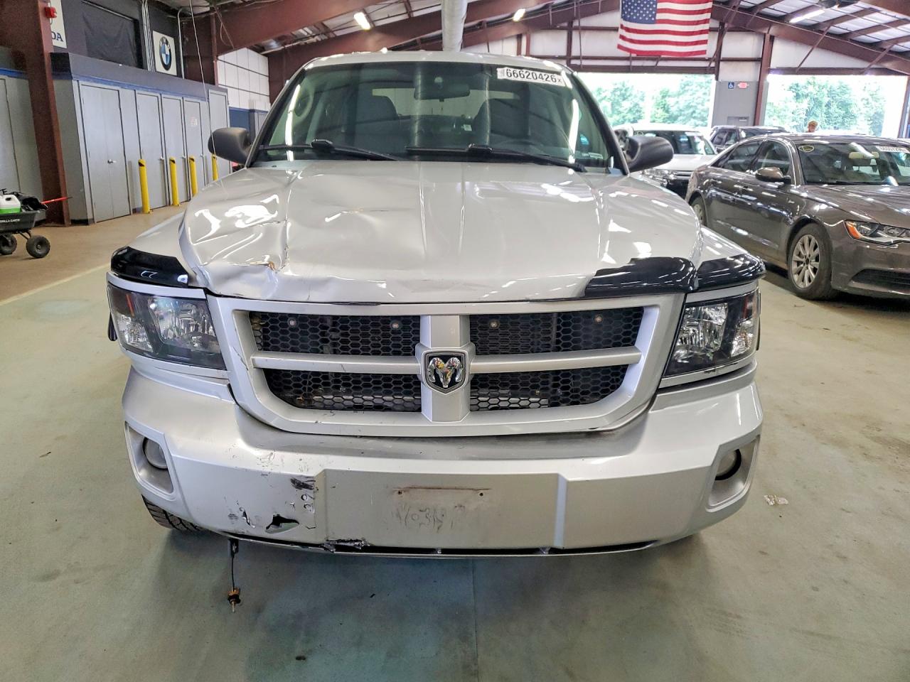 2011 Dodge Dakota Slt Silver vin: 1D7RW3GK7BS592671