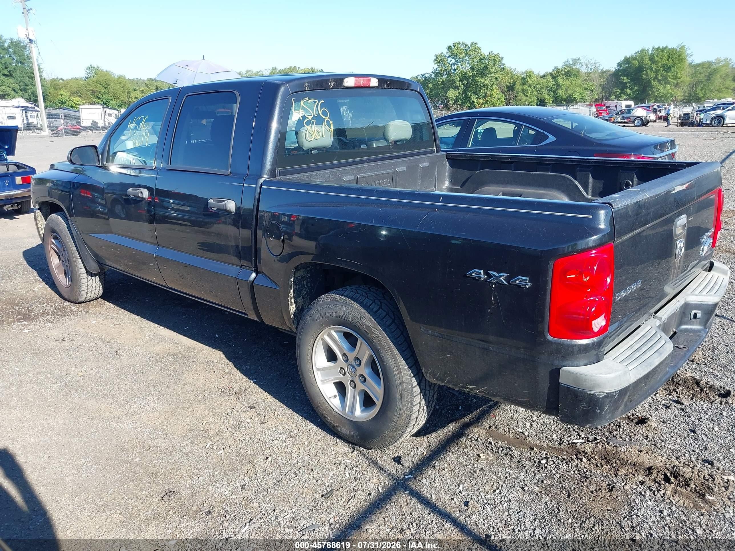 2011 Ram Dakota Bighorn/lonestar Black vin: 1D7RW3GK8BS521284