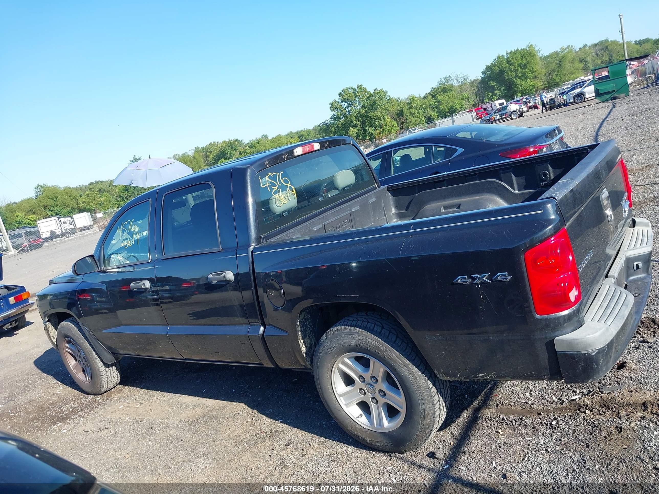 2011 Ram Dakota Bighorn/lonestar Black vin: 1D7RW3GK8BS521284