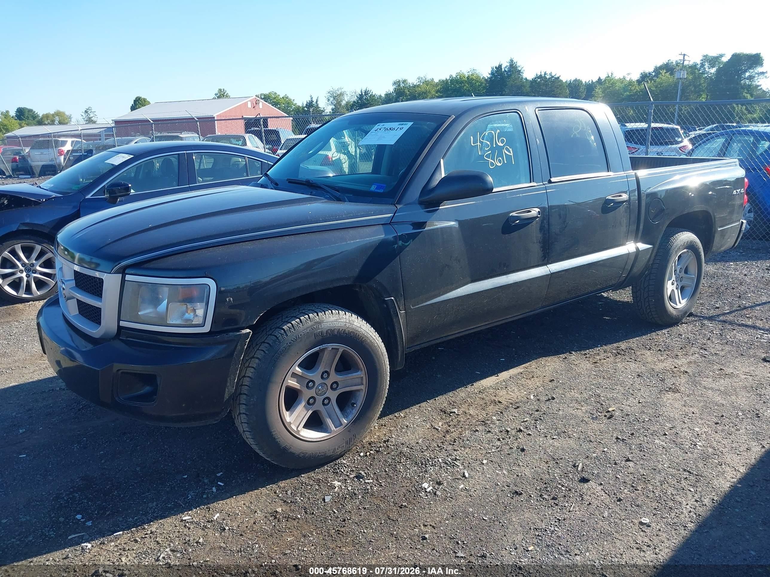 2011 Ram Dakota Bighorn/lonestar Black vin: 1D7RW3GK8BS521284