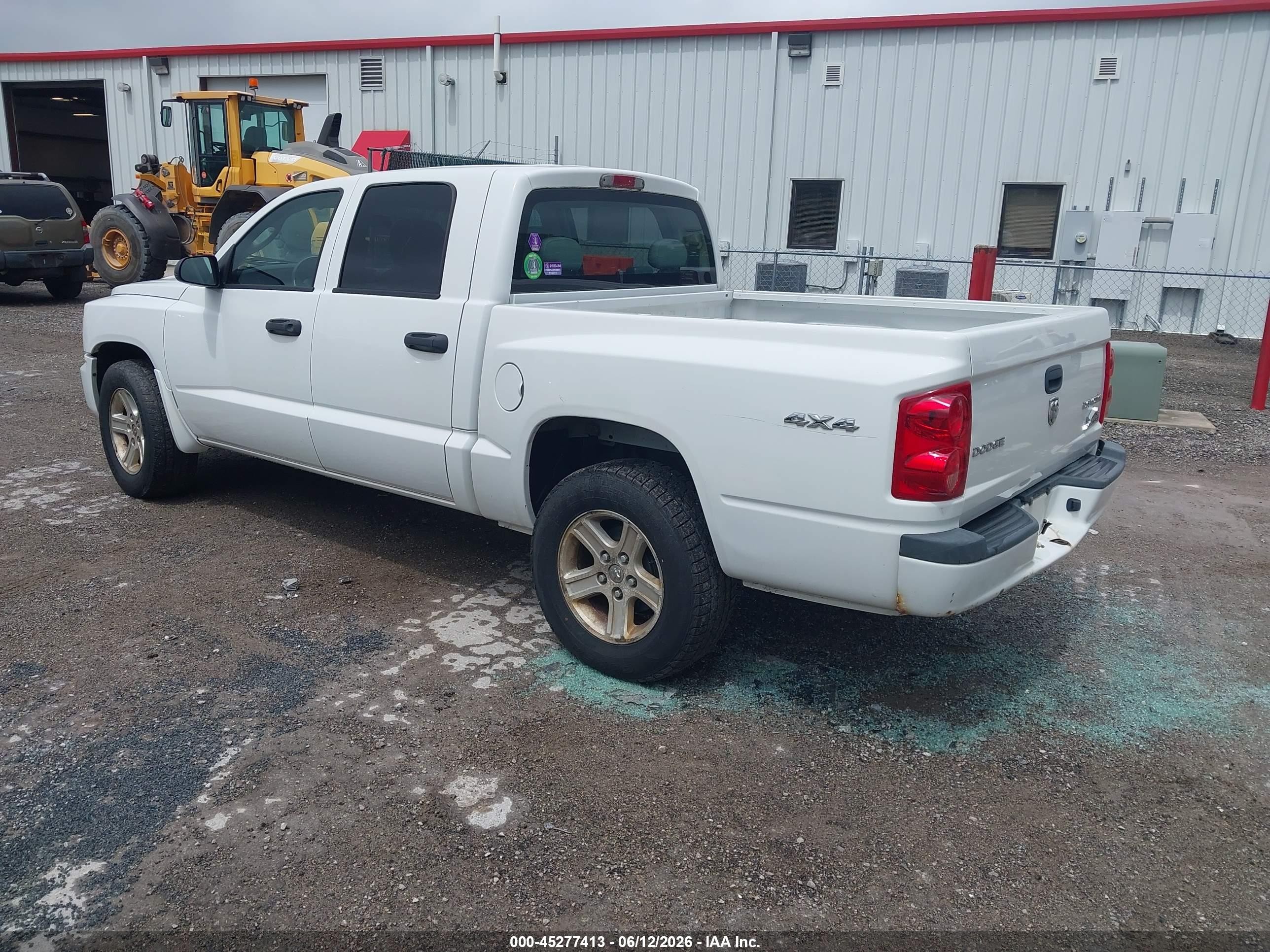 2011 Ram Dakota Bighorn/lonestar White vin: 1D7RW3GK9BS572051