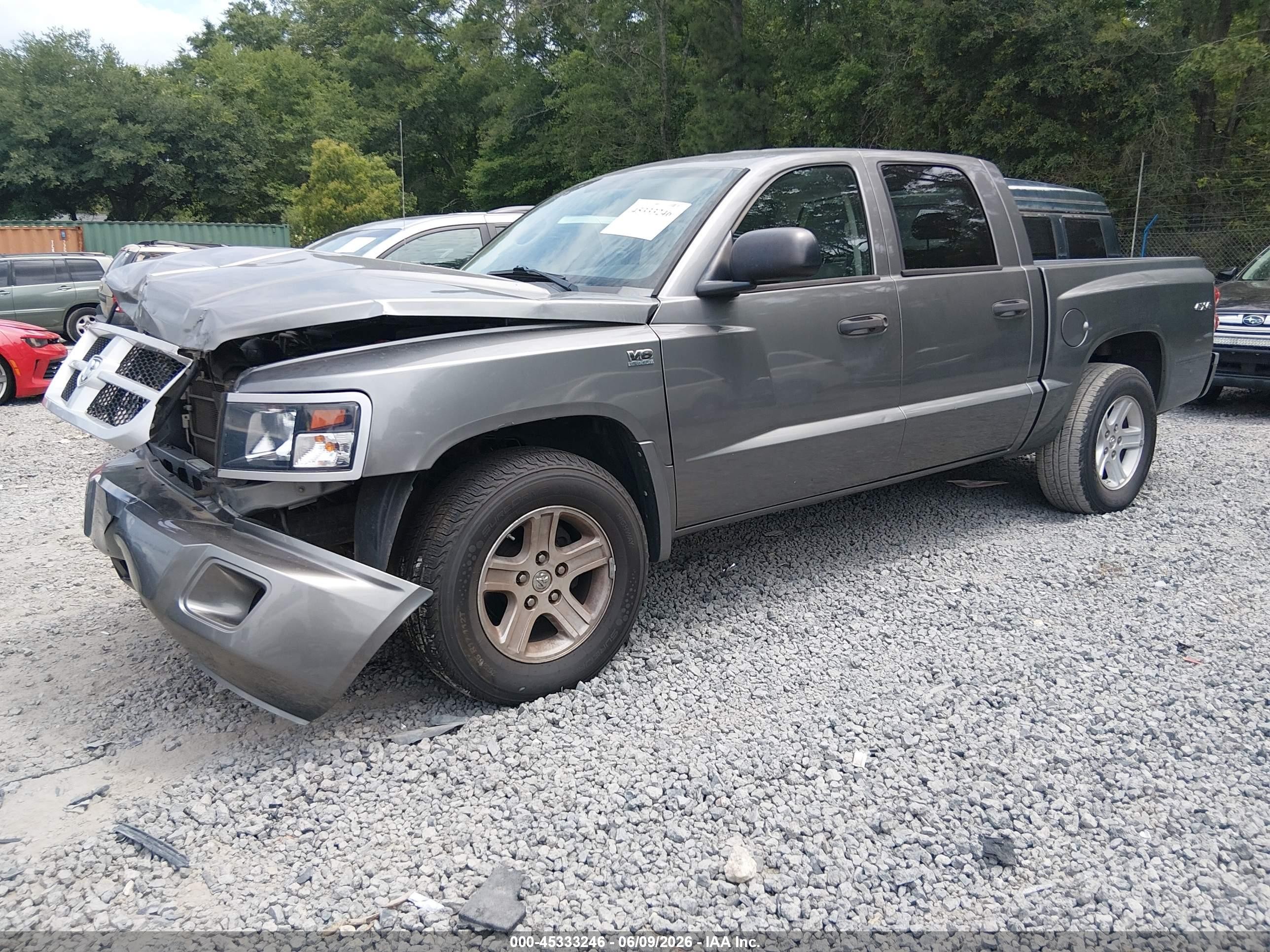 2011 Ram Dakota Bighorn/lonestar Серебряный vin: 1D7RW3GP2BS661584
