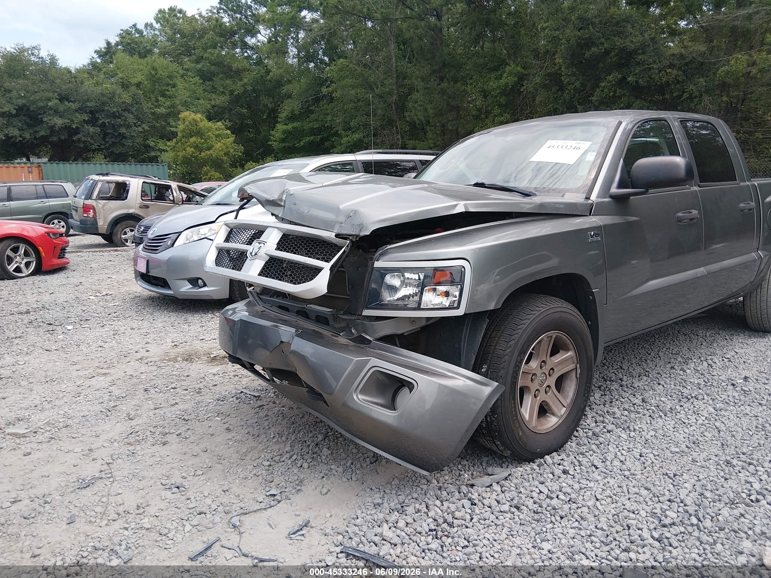 2011 Ram Dakota Bighorn/lonestar Серебряный vin: 1D7RW3GP2BS661584