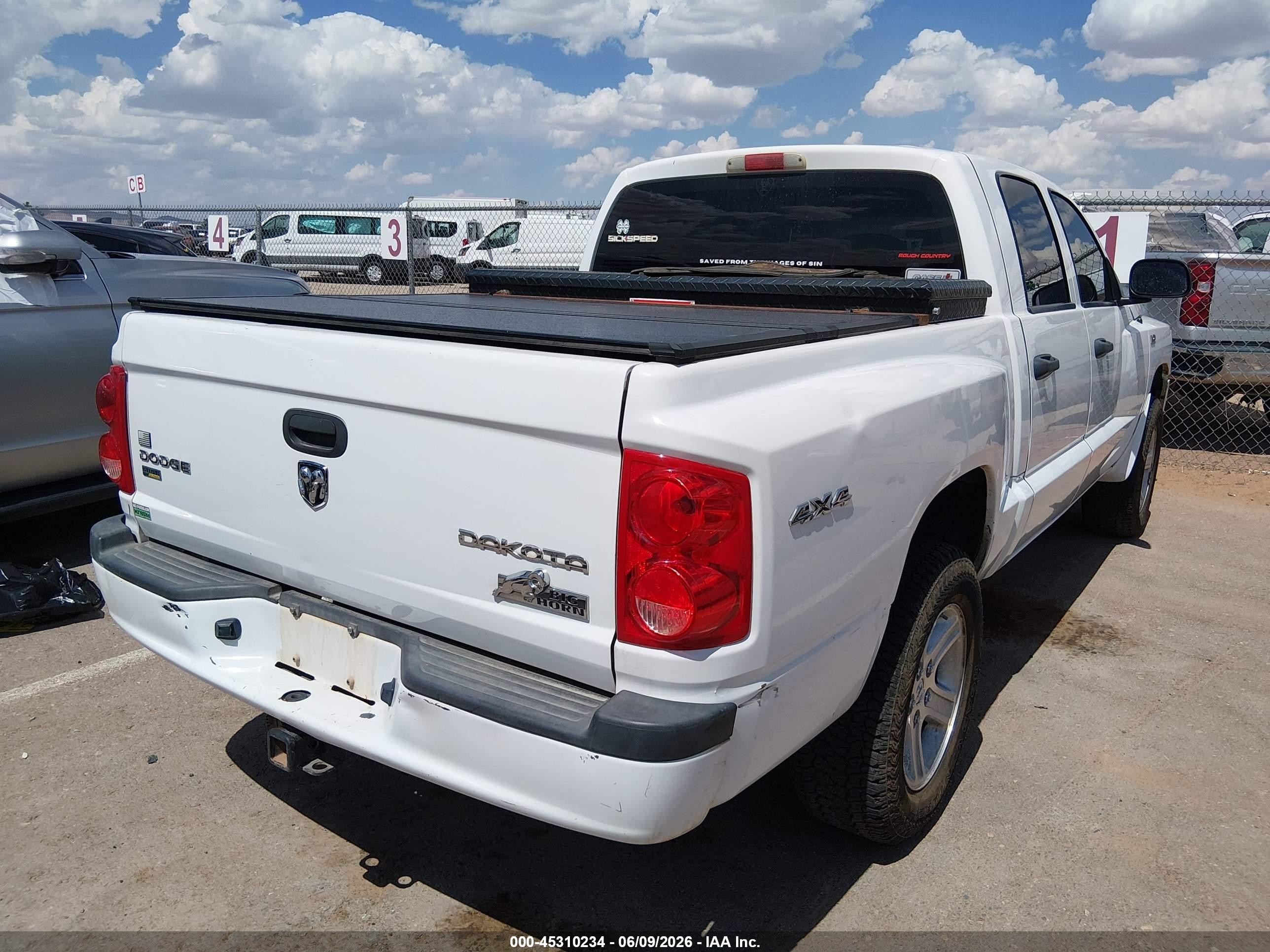2011 Ram Dakota Bighorn/lonestar White vin: 1D7RW3GP4BS649811