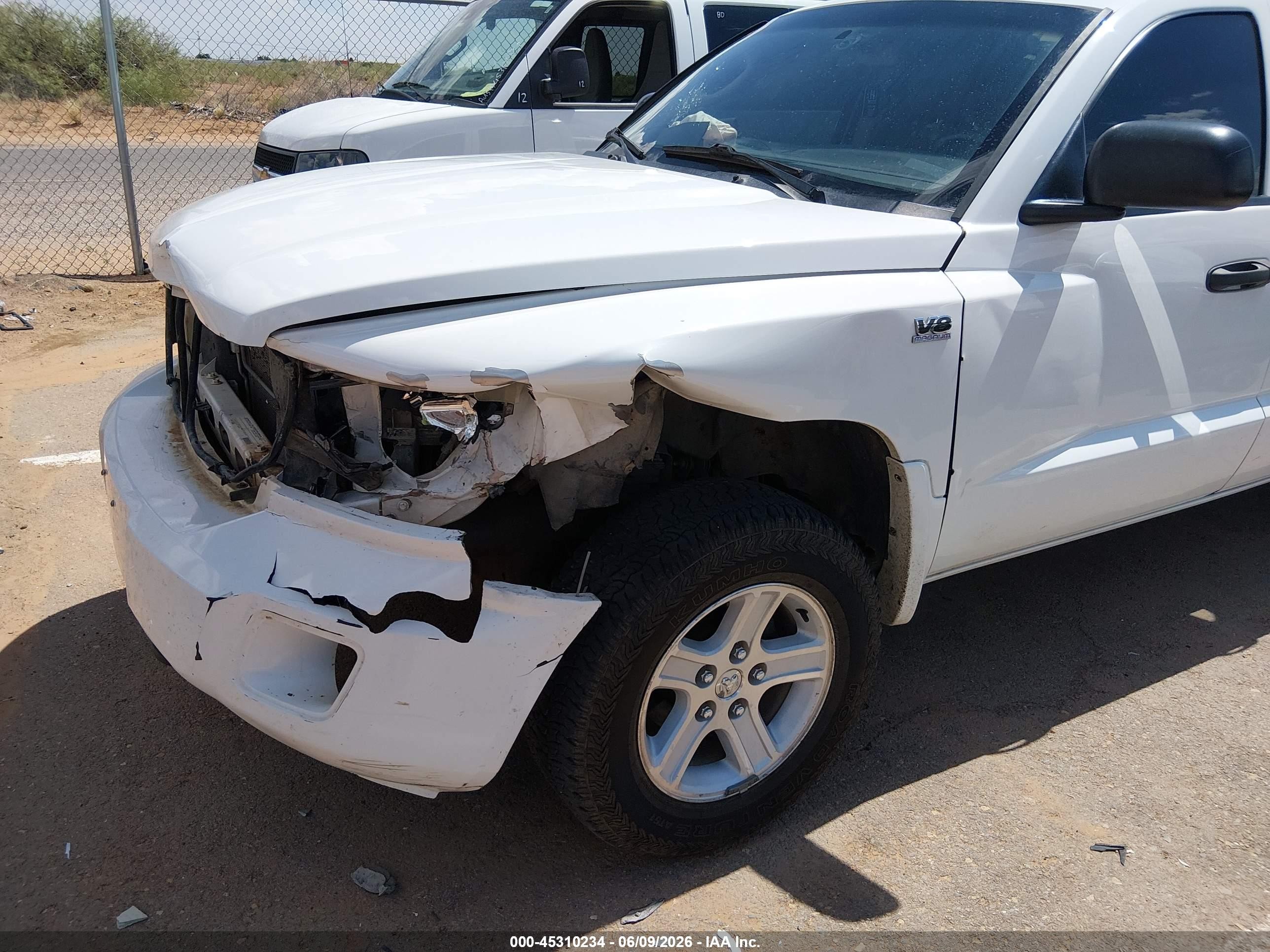2011 Ram Dakota Bighorn/lonestar White vin: 1D7RW3GP4BS649811