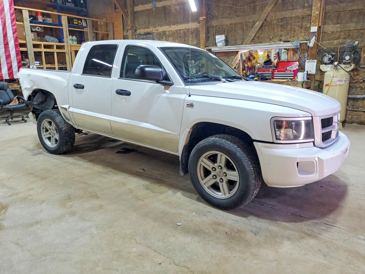 2011 Dodge Dakota Slt White vin: 1D7RW3GP7BS712951