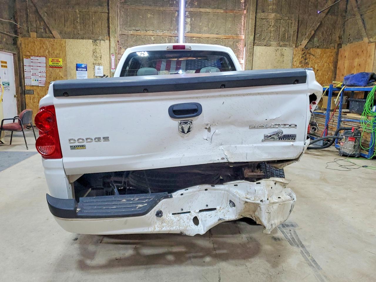 2011 Dodge Dakota Slt White vin: 1D7RW3GP7BS712951