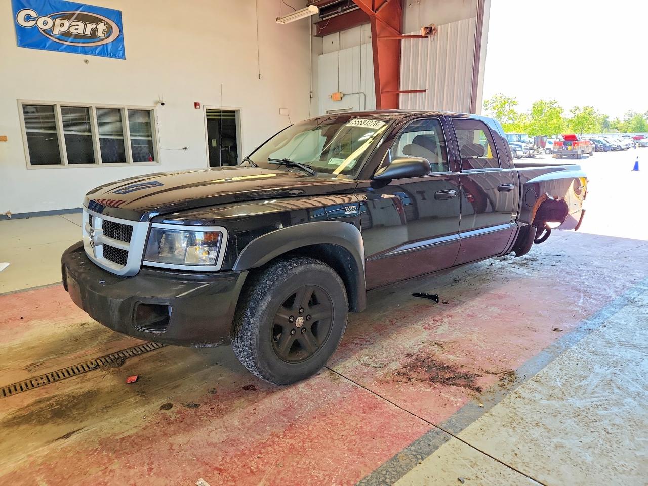 2011 Dodge Dakota Slt Black vin: 1D7RW3GP9BS598757