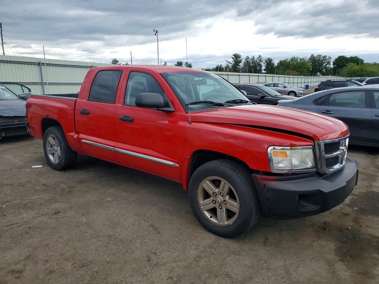 2011 Dodge Dakota Laramie Red vin: 1D7RW5GP0BS589568