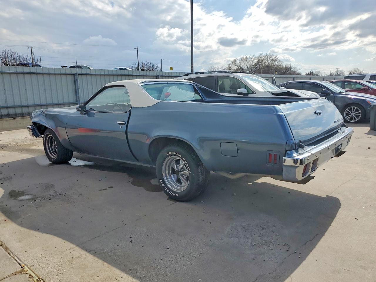 1973 Chevrolet El Camino Blue vin: 1D80H3K460822