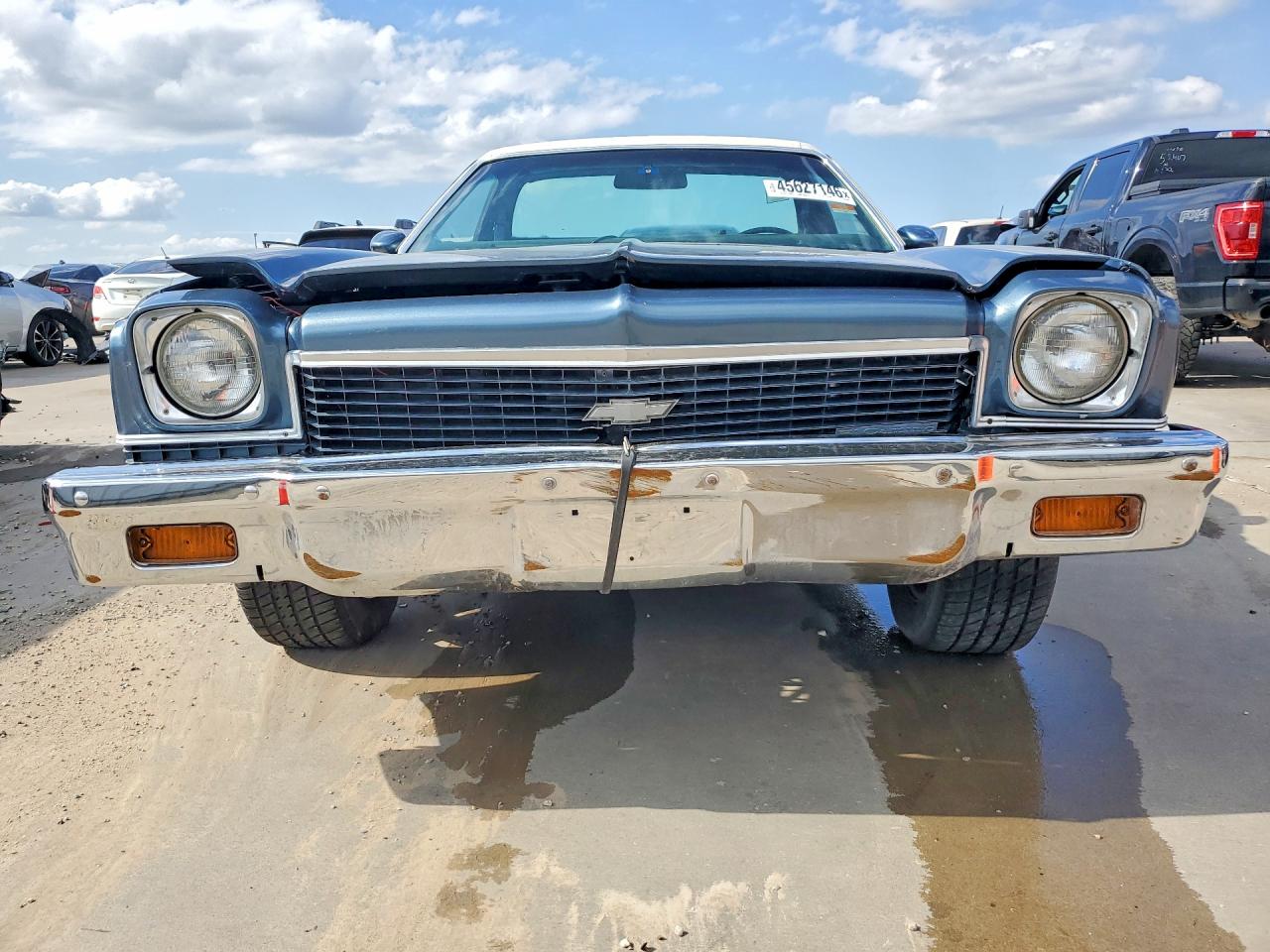 1973 Chevrolet El Camino Blue vin: 1D80H3K460822