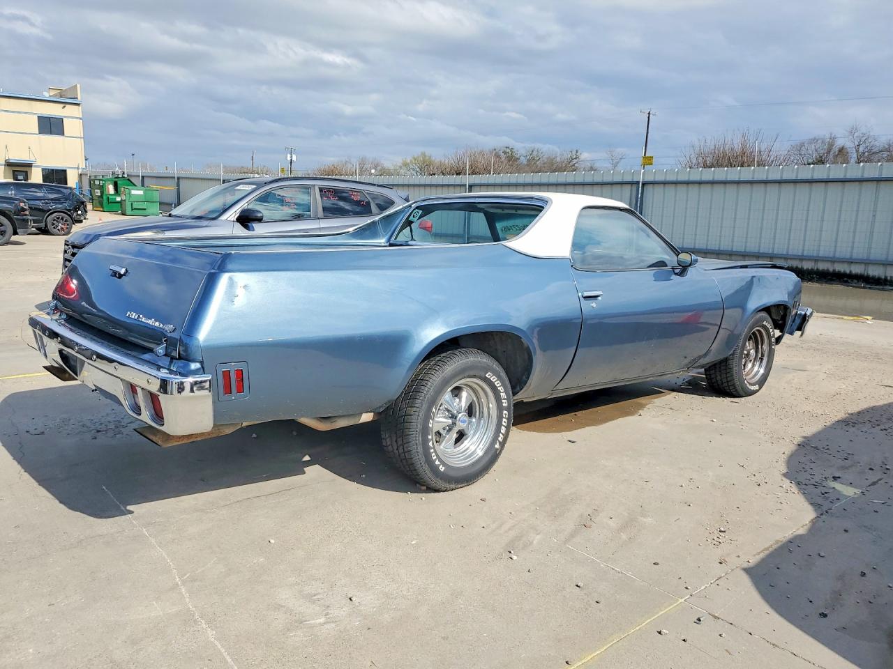 1973 Chevrolet El Camino Blue vin: 1D80H3K460822