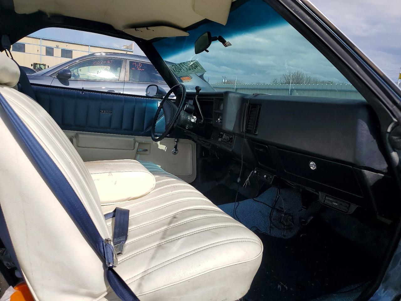 1973 Chevrolet El Camino Blue vin: 1D80H3K460822