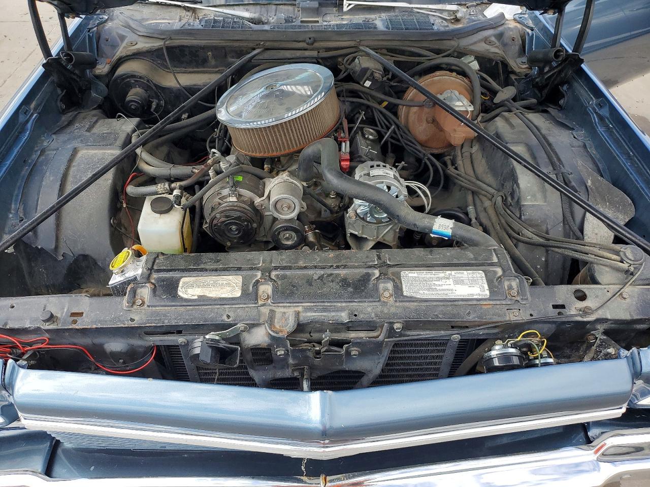 1973 Chevrolet El Camino Blue vin: 1D80H3K460822