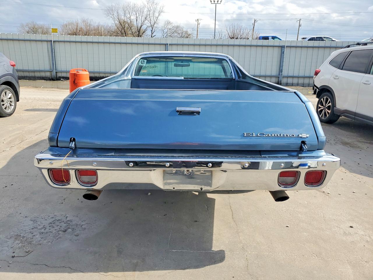 1973 Chevrolet El Camino Blue vin: 1D80H3K460822