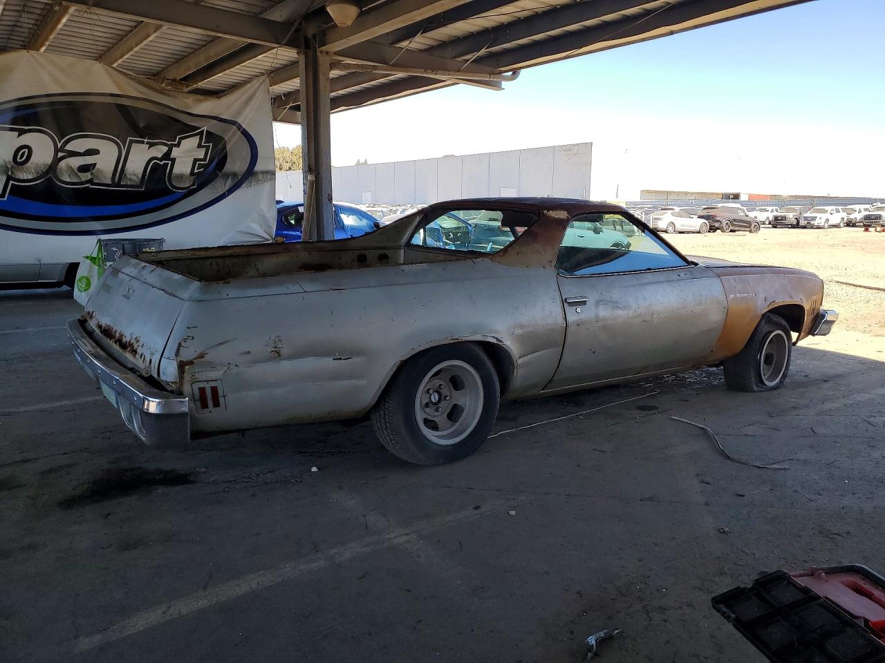 1973 Chev El Camino Gray vin: 1D80K3Z400257