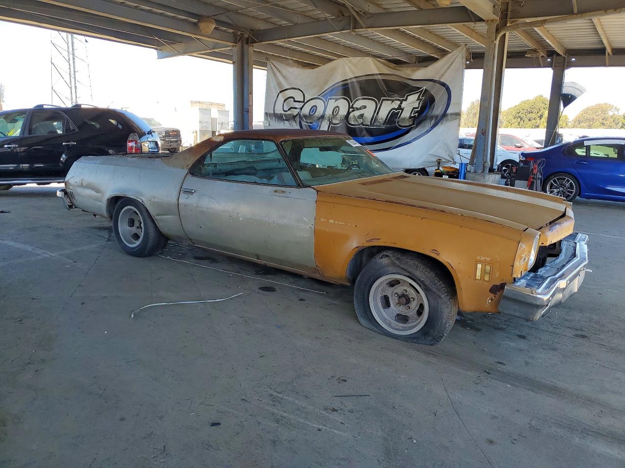 1973 Chev El Camino Gray vin: 1D80K3Z400257