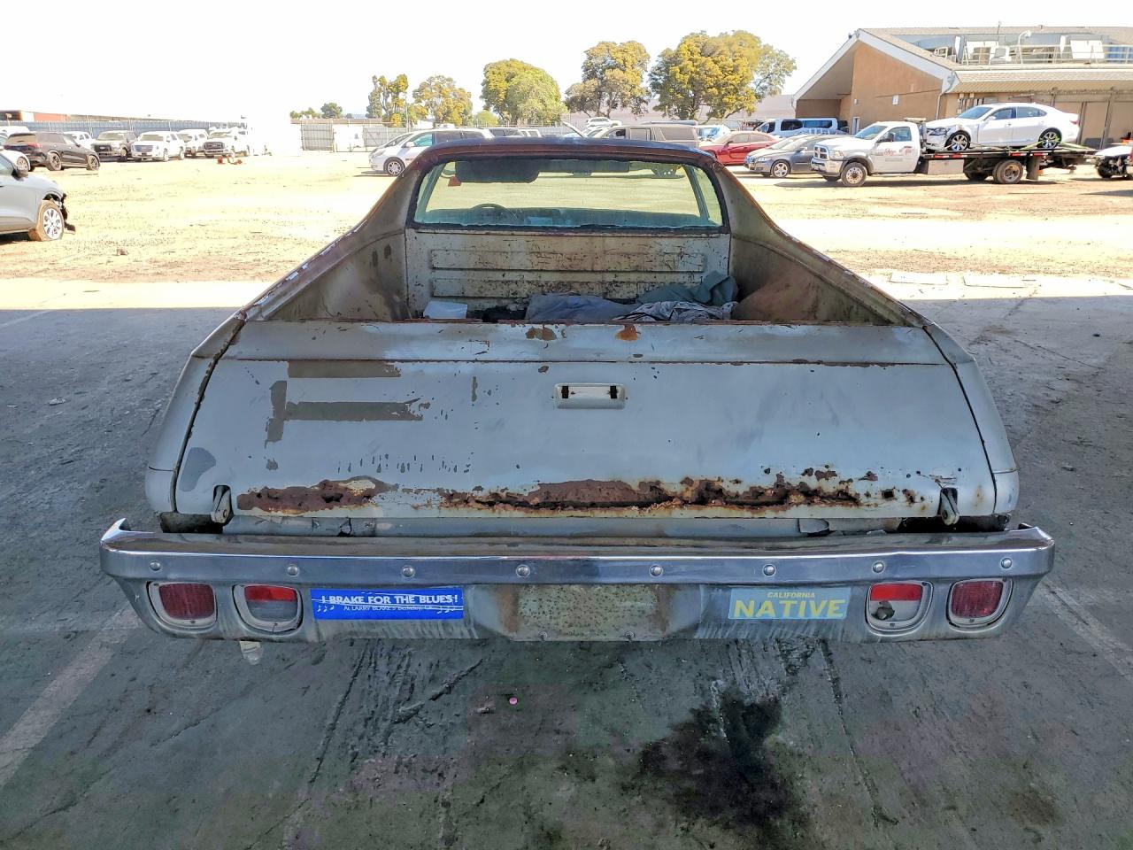1973 Chev El Camino Gray vin: 1D80K3Z400257
