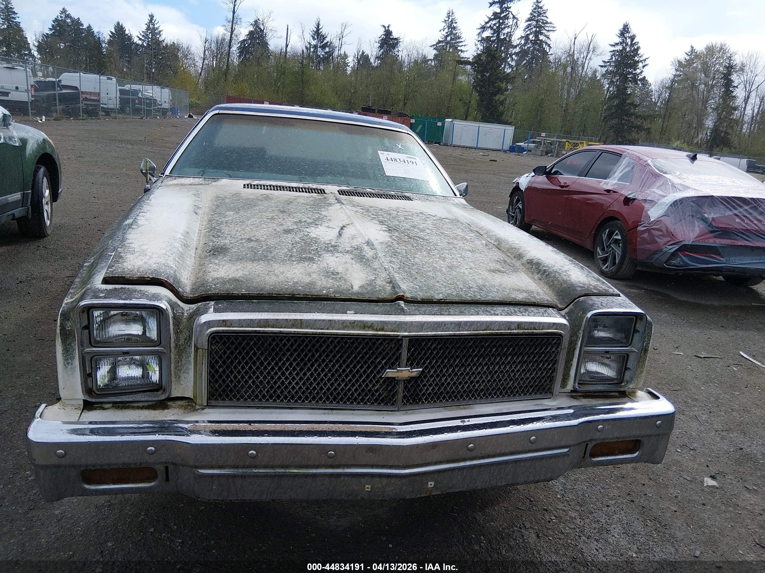 1976 Chevrolet El Camino   Бежевый vin: 1D80L6R460311    