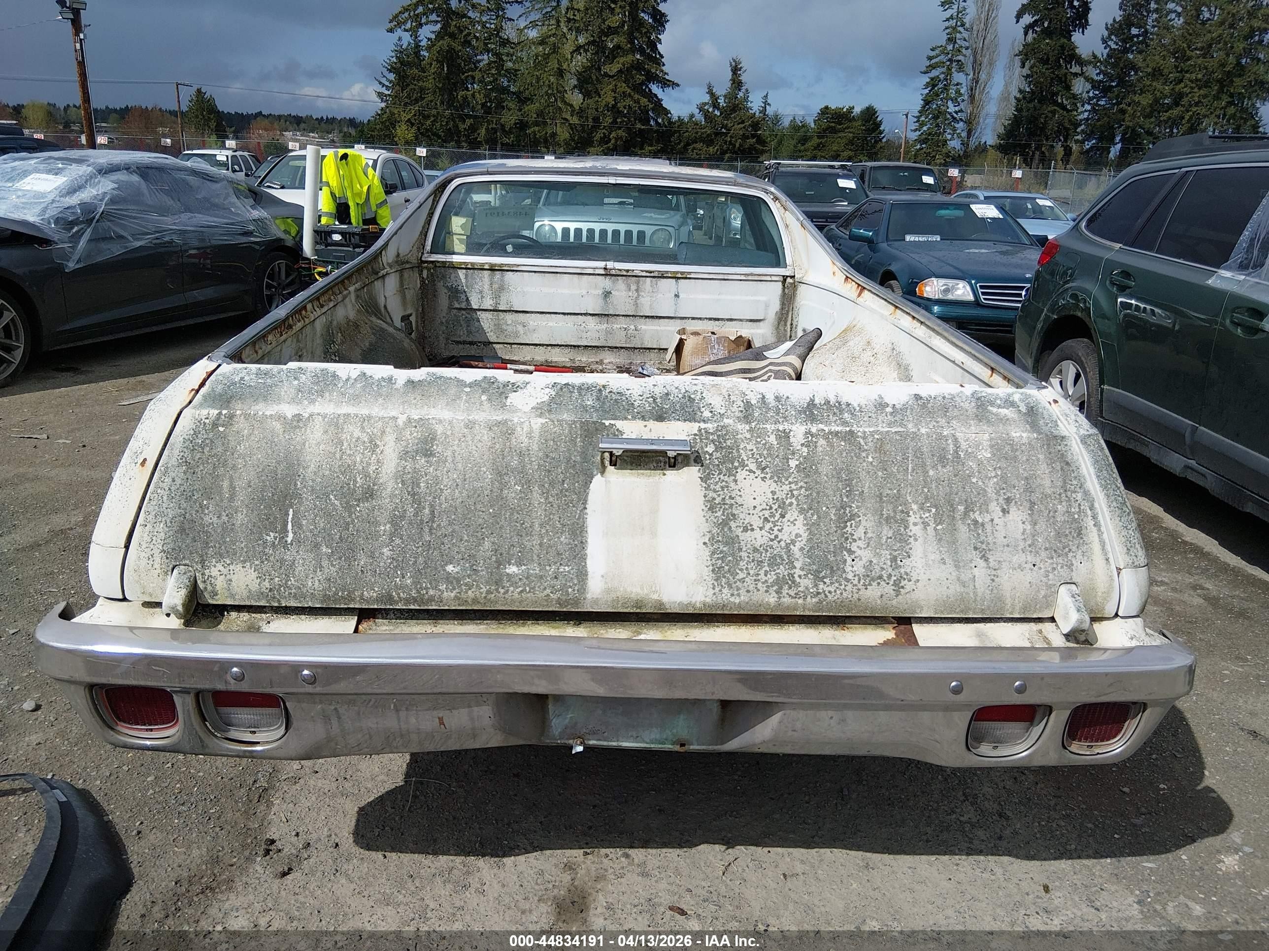 1976 Chevrolet El Camino   Бежевый vin: 1D80L6R460311    