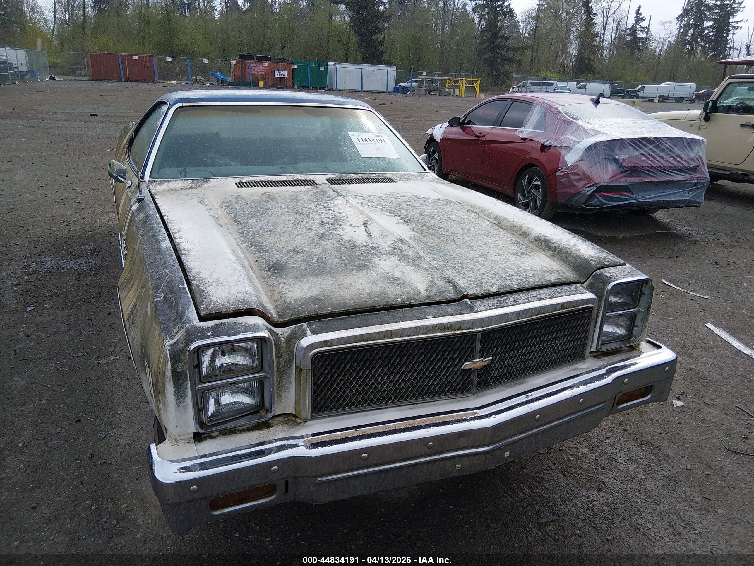 1976 Chevrolet El Camino   Бежевый vin: 1D80L6R460311    