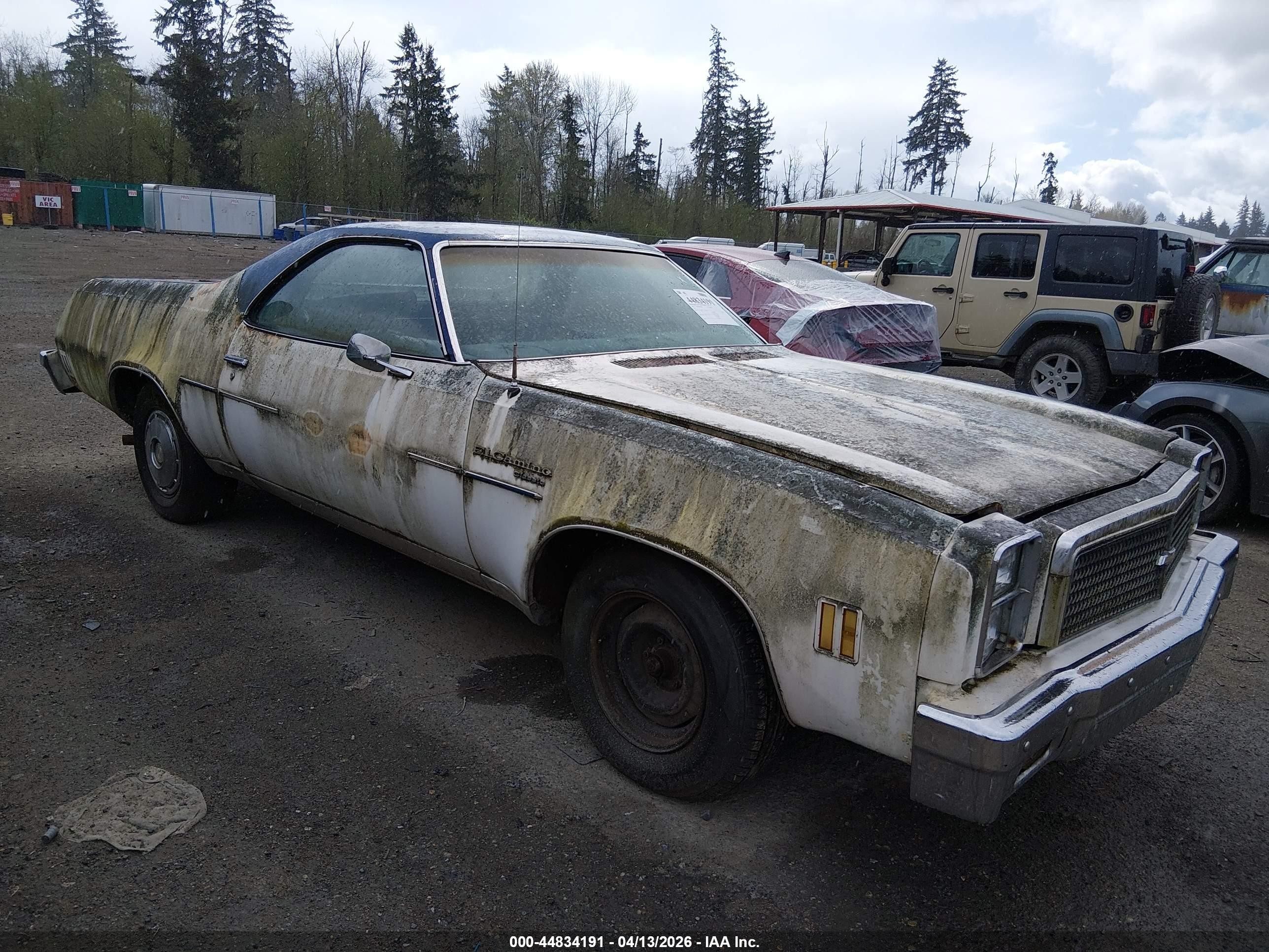 1976 Chevrolet El Camino   Бежевый vin: 1D80L6R460311    