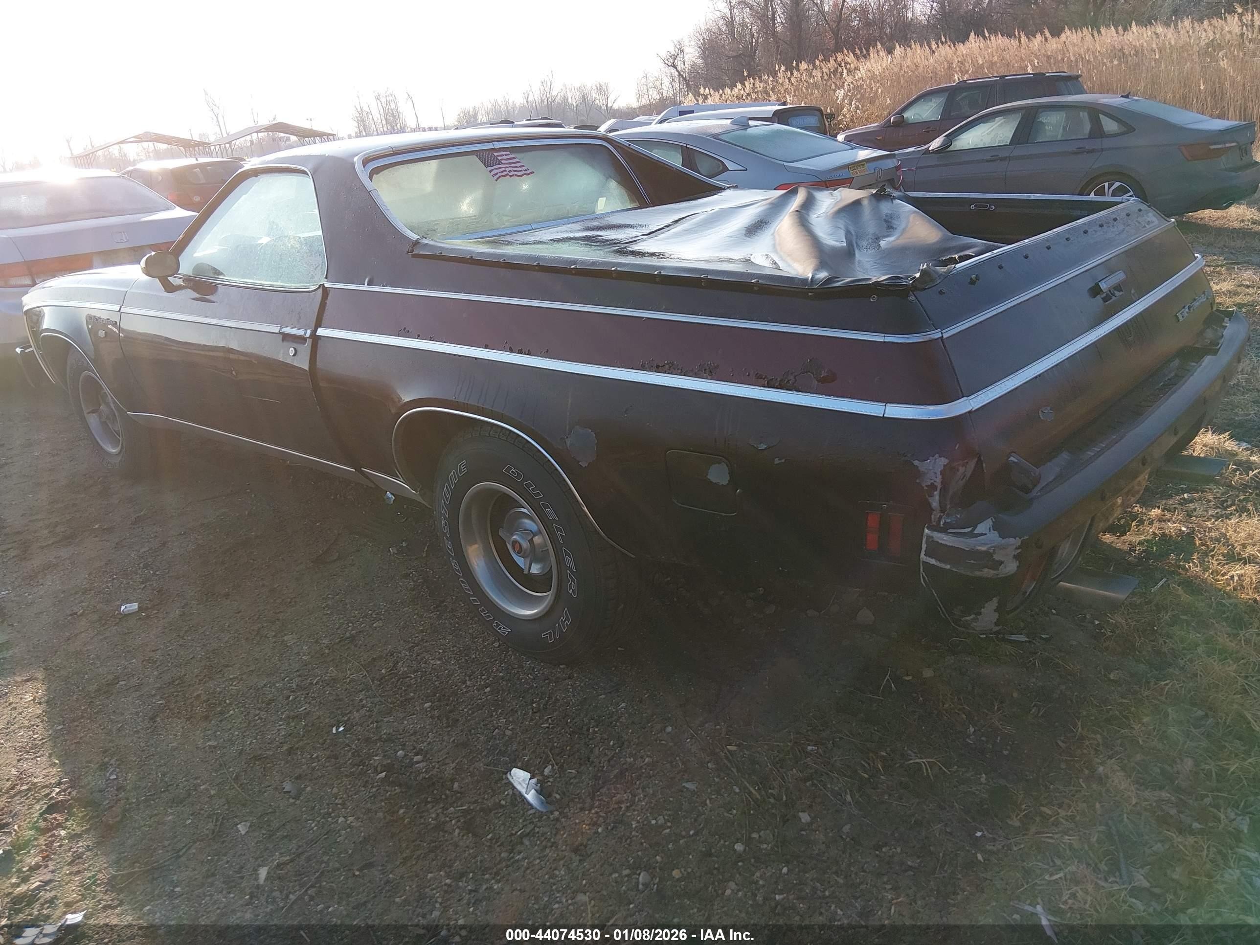 1977 Chevrolet El Camino   Бордовый vin: 1D80L7D453914    