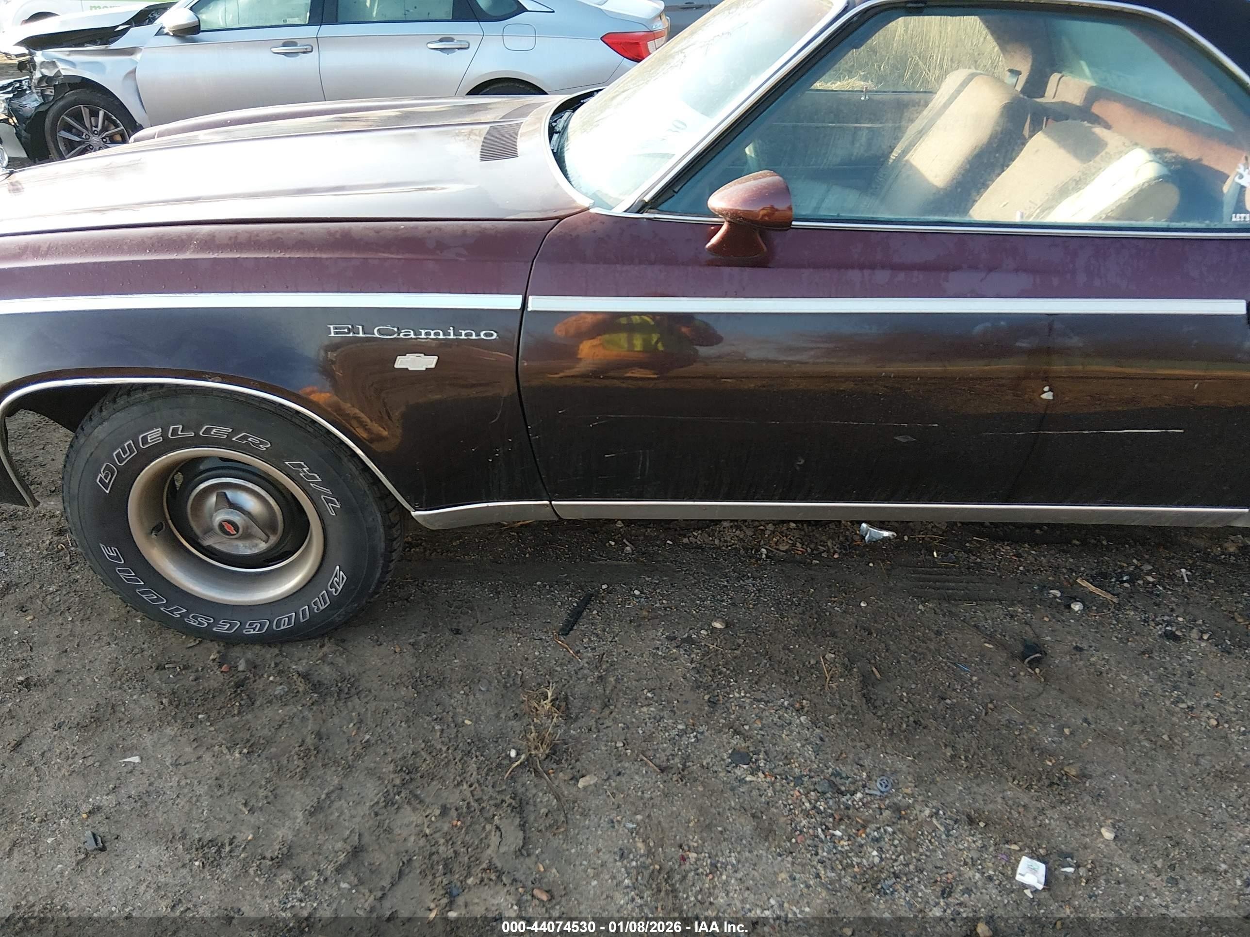 1977 Chevrolet El Camino   Бордовый vin: 1D80L7D453914    
