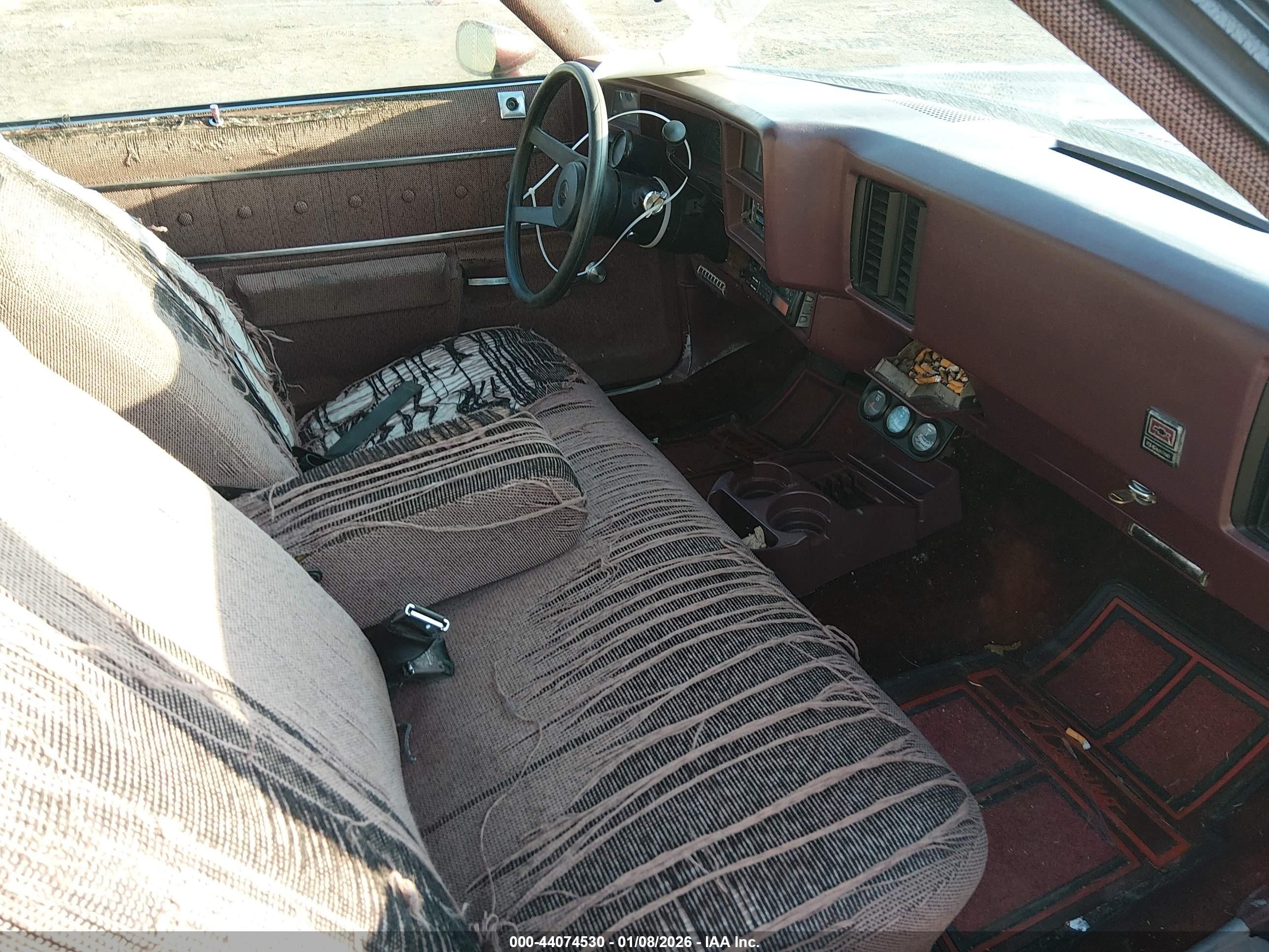 1977 Chevrolet El Camino   Бордовый vin: 1D80L7D453914    
