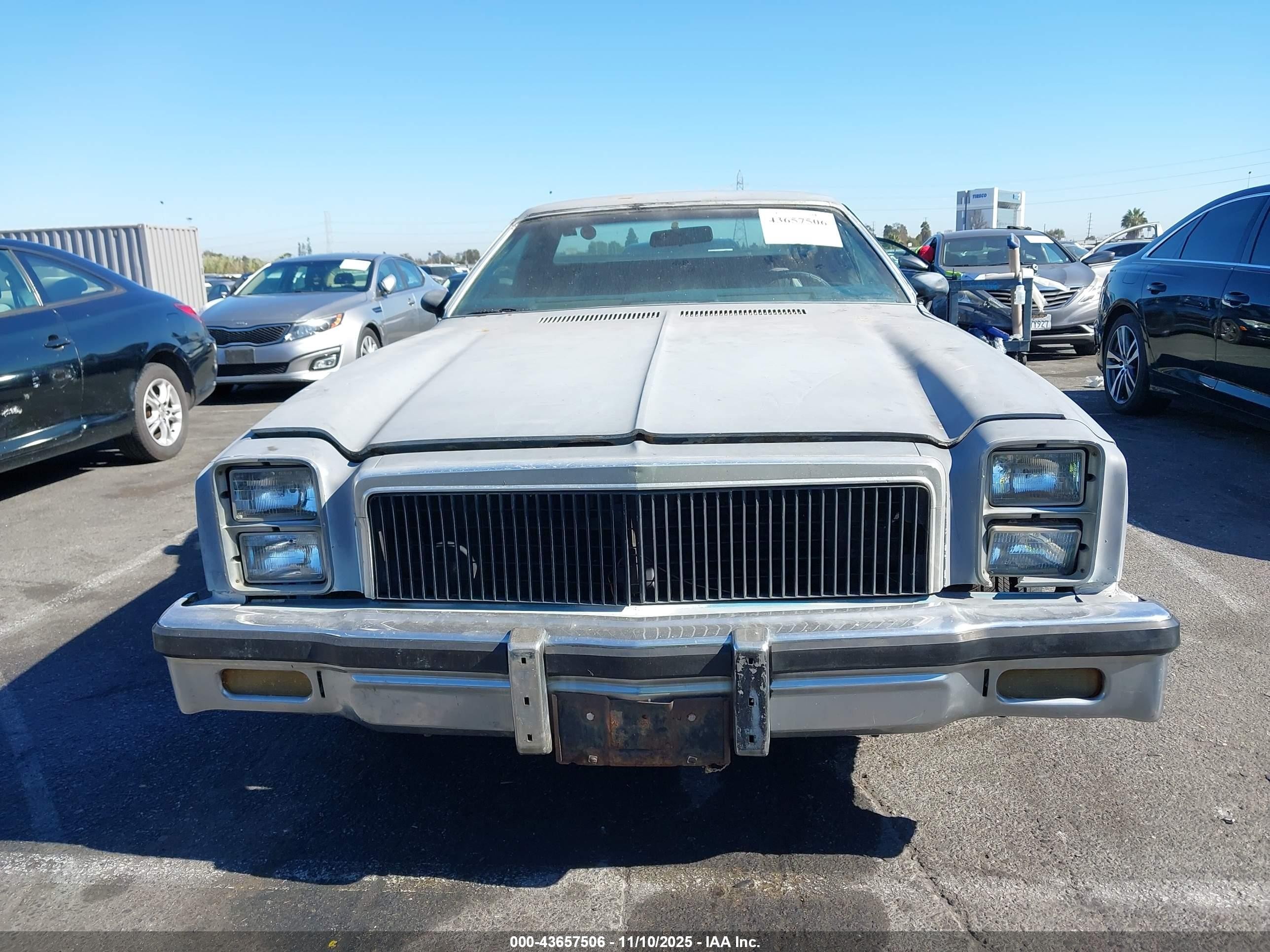 1977 Chevrolet El Camino   Серый vin: 1D80L7Z428082    