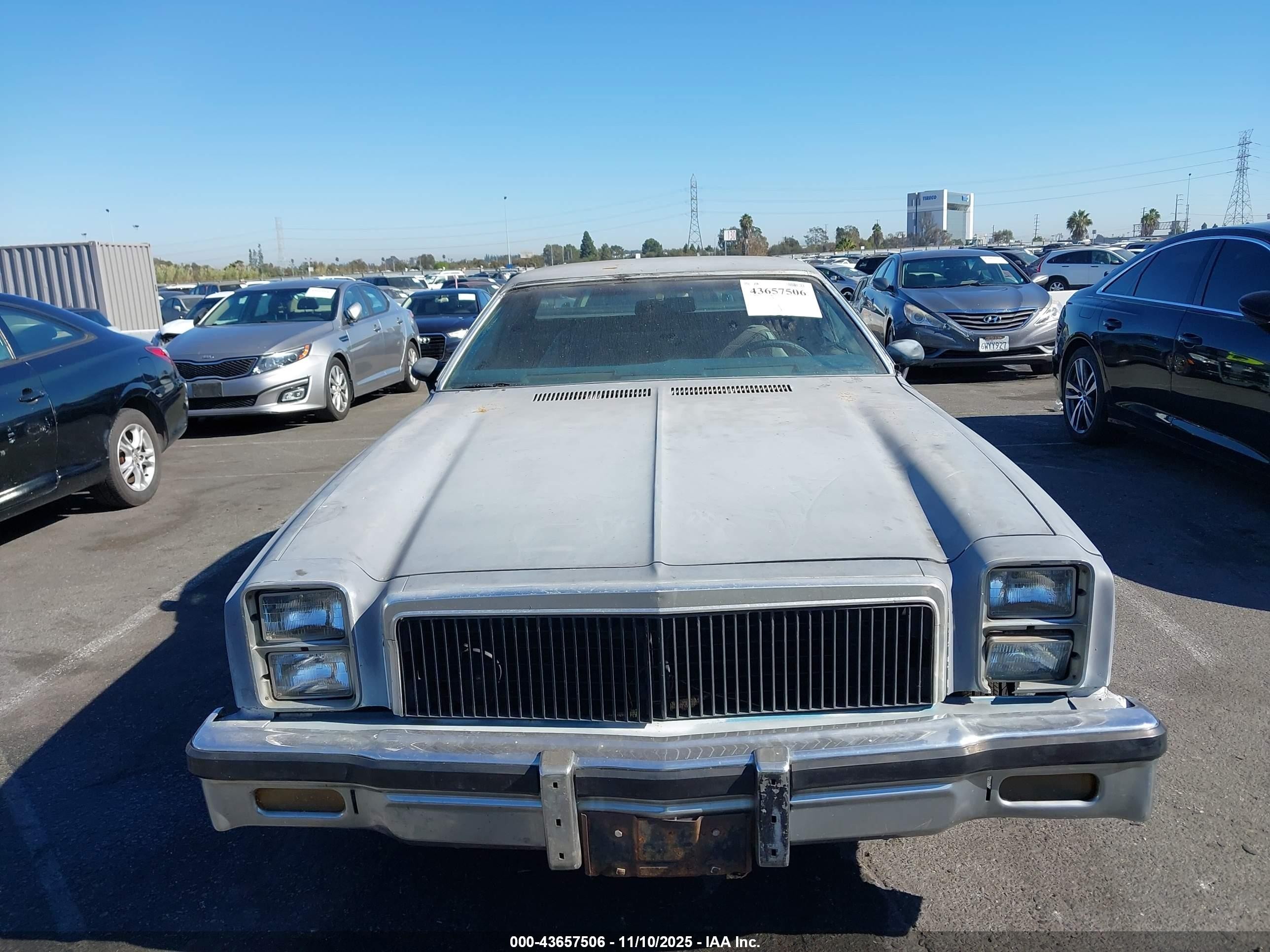 1977 Chevrolet El Camino   Серый vin: 1D80L7Z428082    