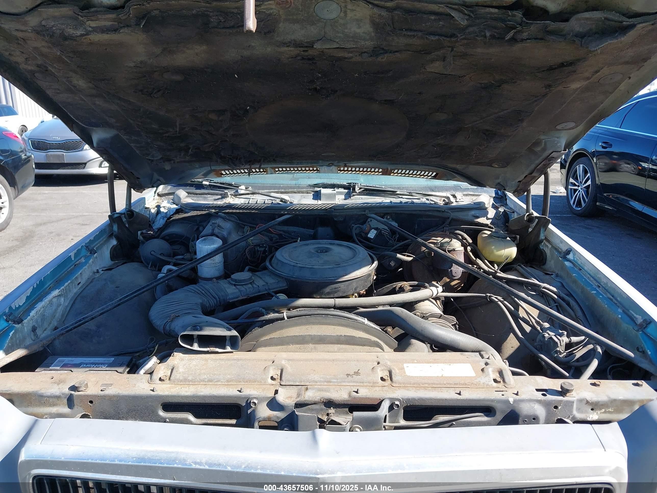 1977 Chevrolet El Camino   Серый vin: 1D80L7Z428082    