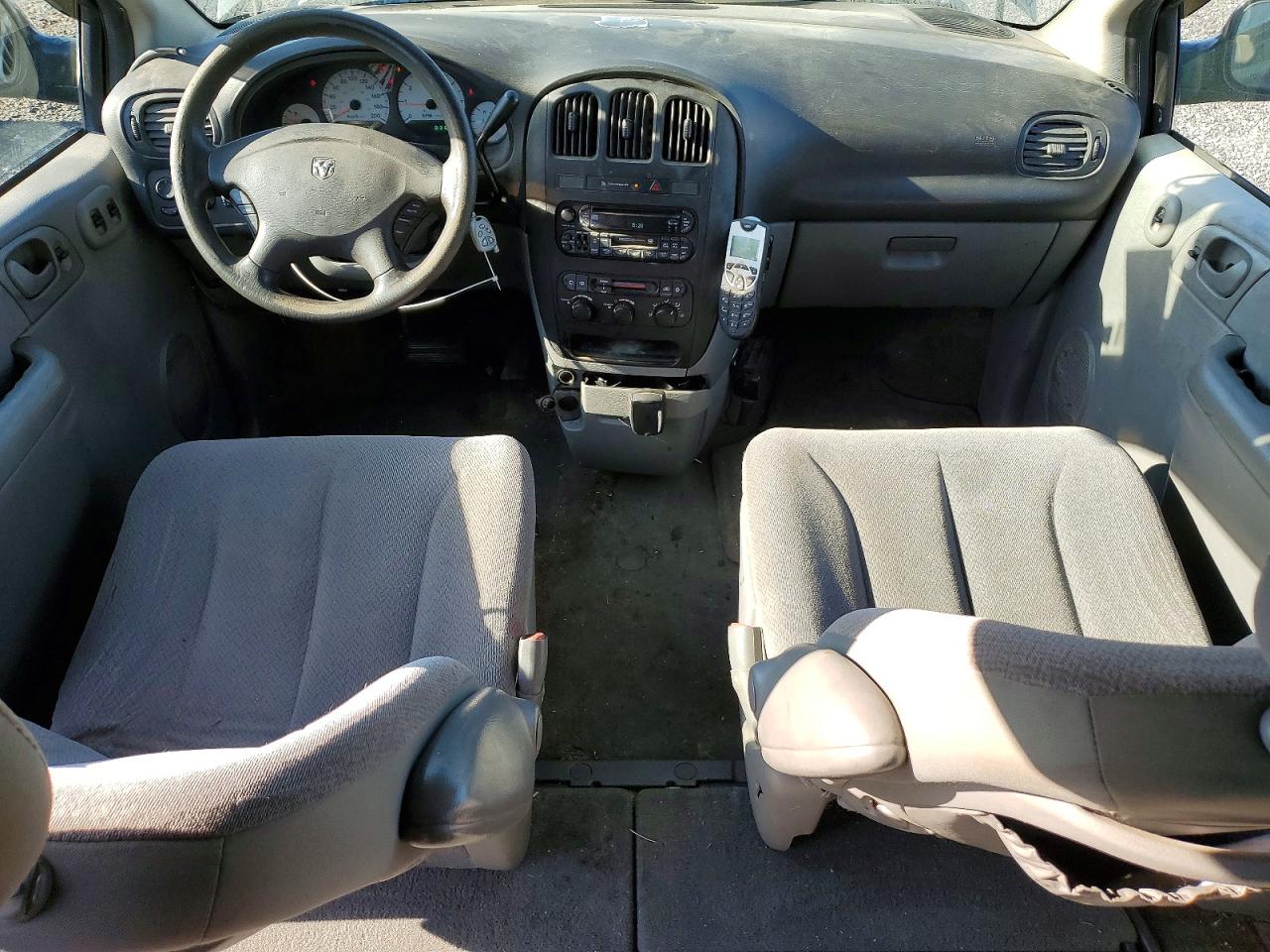 2006 Dodge Grand Caravan Se Gray vin: 1D8GP24E46B691205