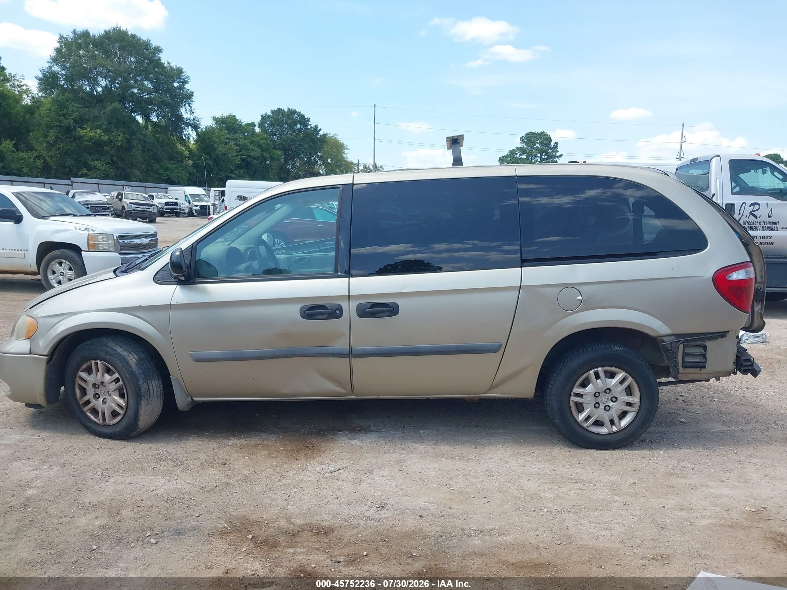 2006 Dodge Grand Caravan Se Gold vin: 1D8GP24R06B684433