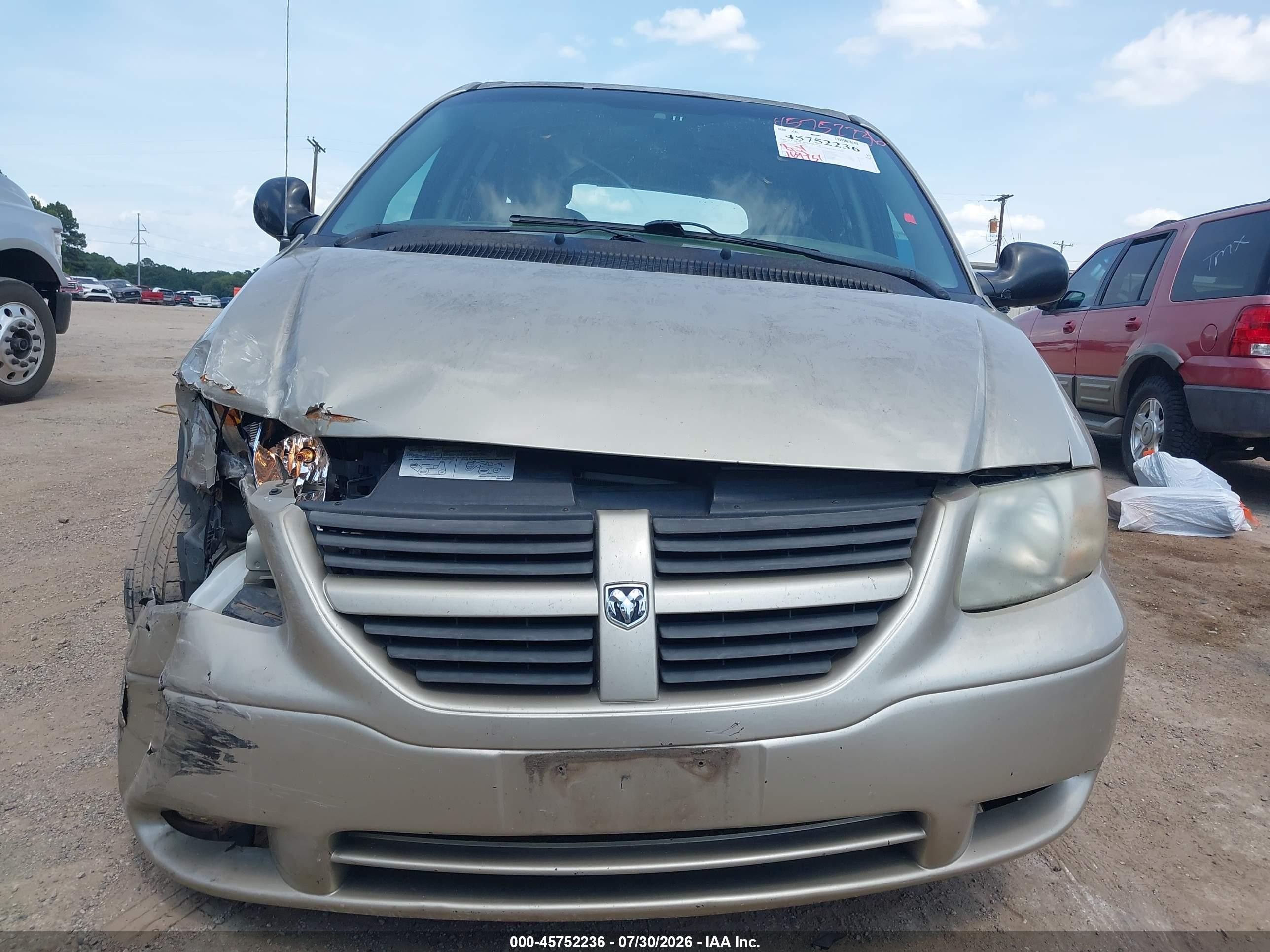 2006 Dodge Grand Caravan Se Gold vin: 1D8GP24R06B684433