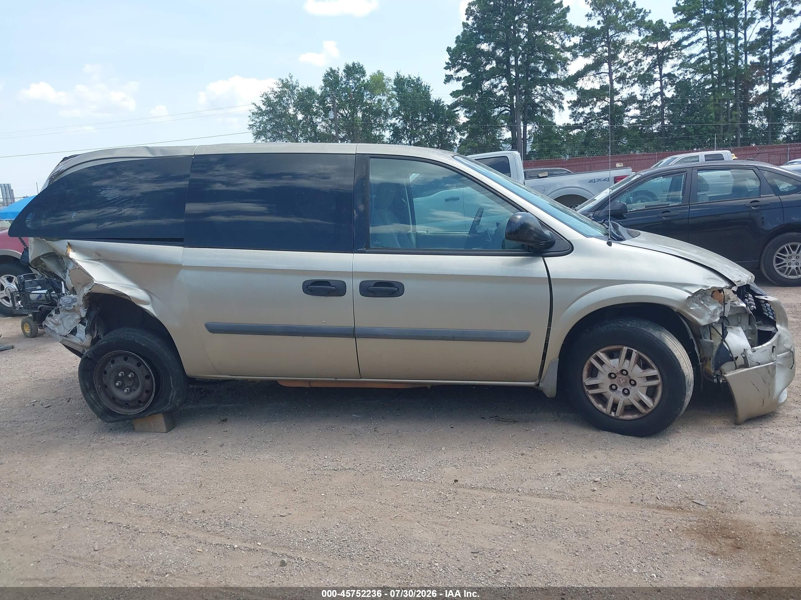 2006 Dodge Grand Caravan Se Gold vin: 1D8GP24R06B684433