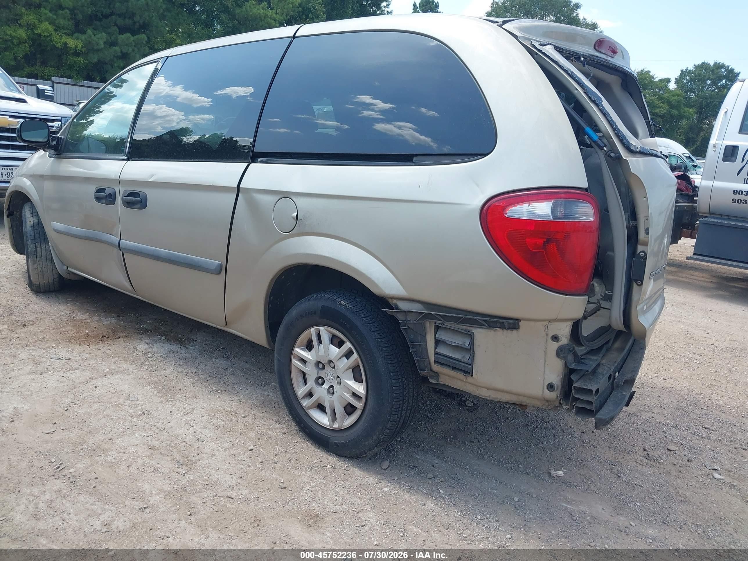 2006 Dodge Grand Caravan Se Gold vin: 1D8GP24R06B684433