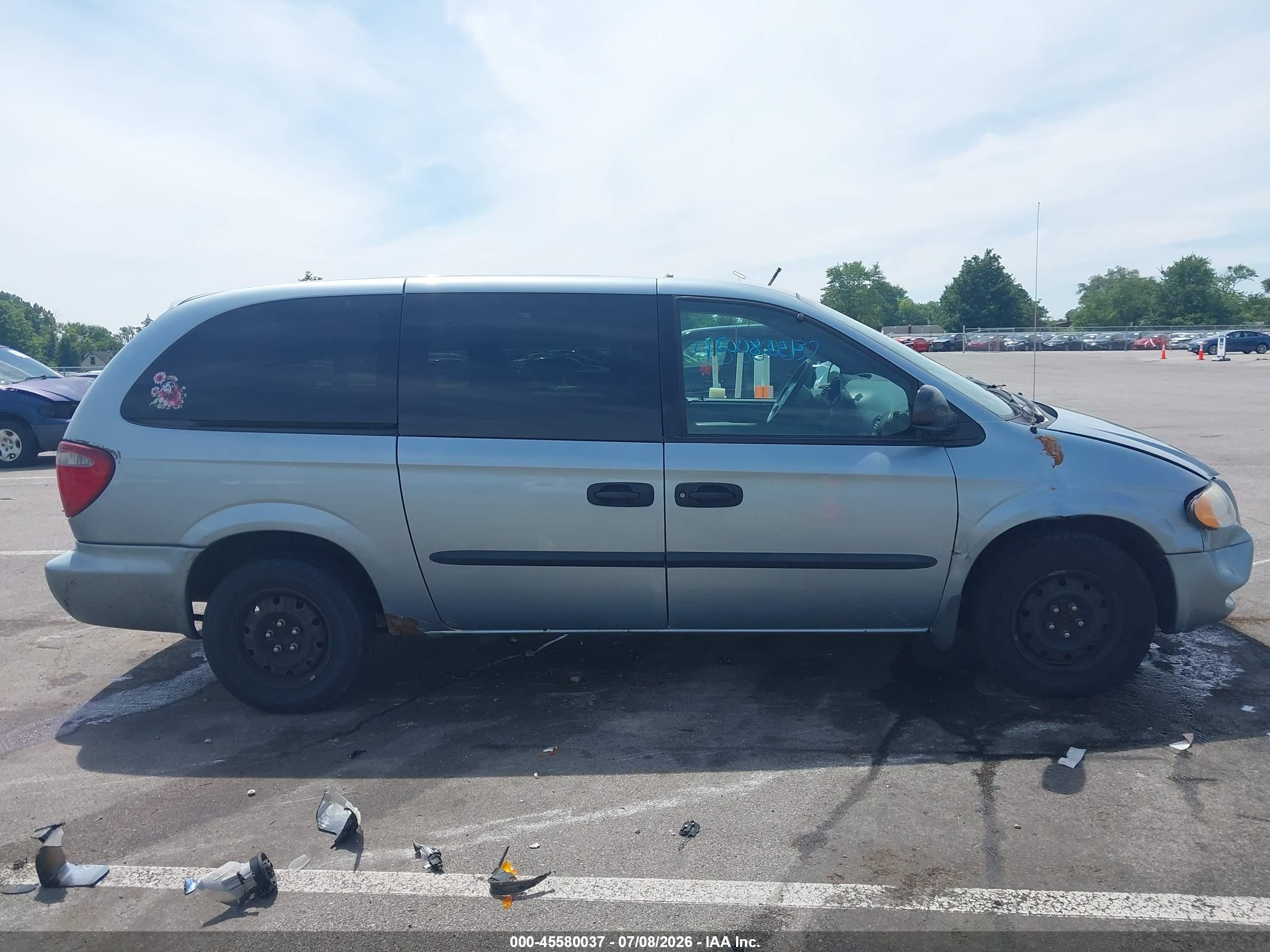 2004 Dodge Grand Caravan Se Blue vin: 1D8GP24R94B601014