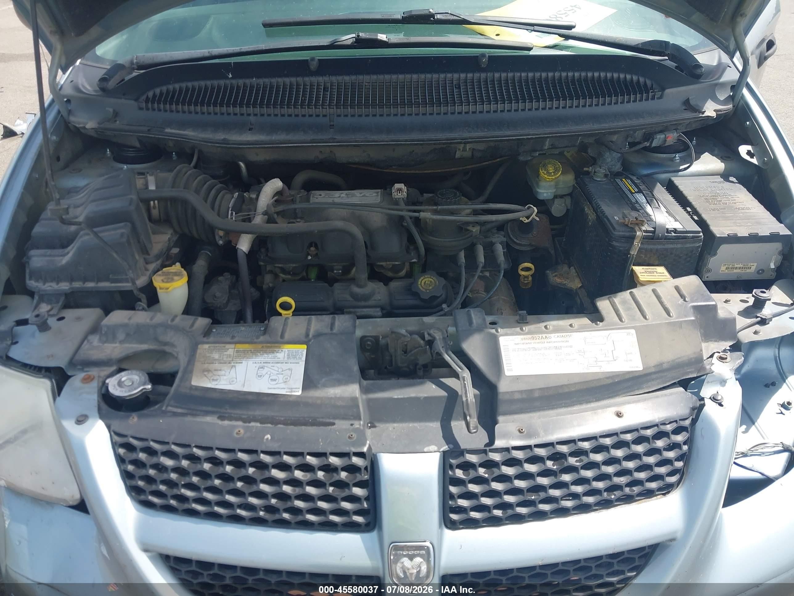 2004 Dodge Grand Caravan Se Blue vin: 1D8GP24R94B601014