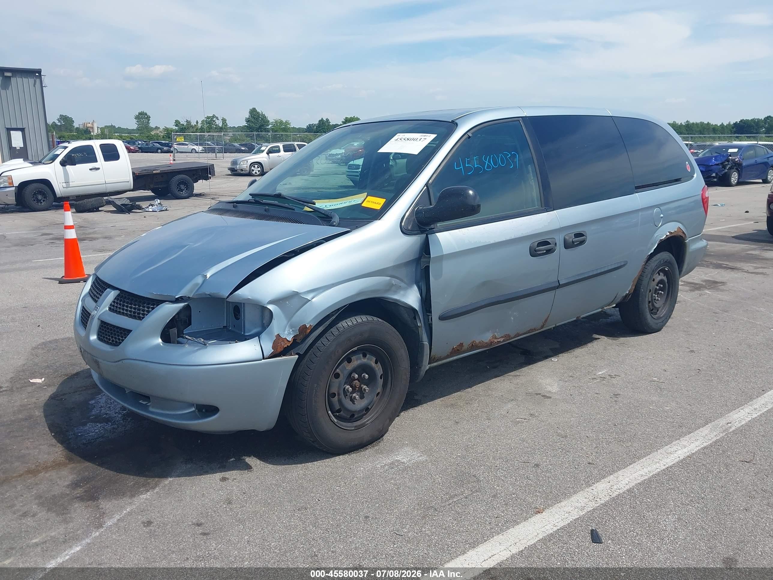 2004 Dodge Grand Caravan Se Blue vin: 1D8GP24R94B601014