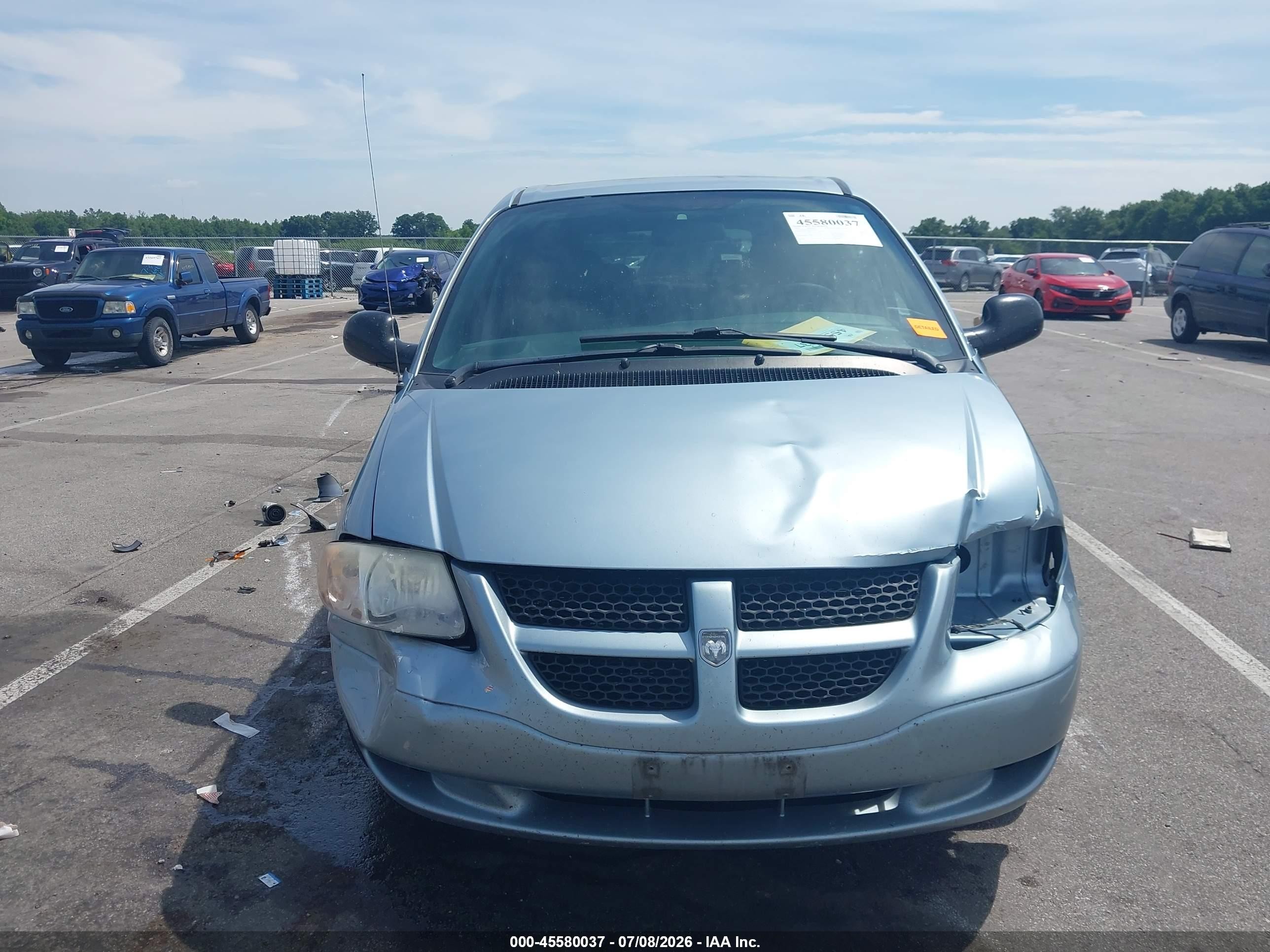 2004 Dodge Grand Caravan Se Blue vin: 1D8GP24R94B601014