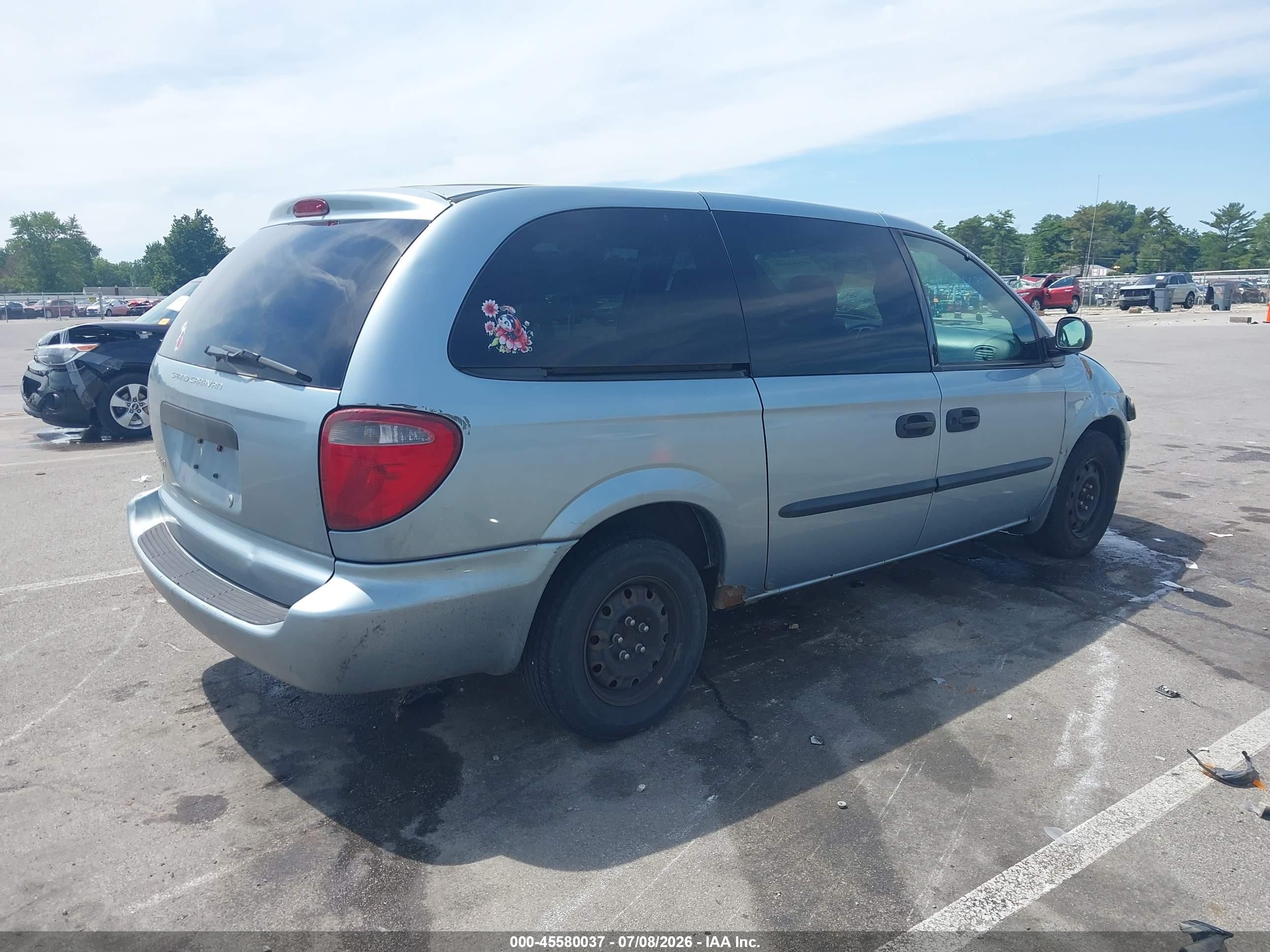 2004 Dodge Grand Caravan Se Blue vin: 1D8GP24R94B601014