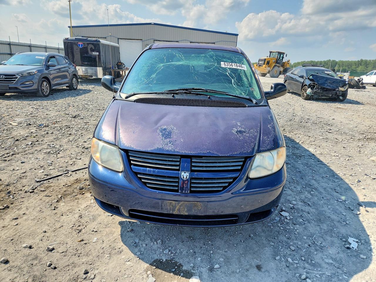 2005 Dodge Grand Caravan Se Blue vin: 1D8GP24RX5B399088