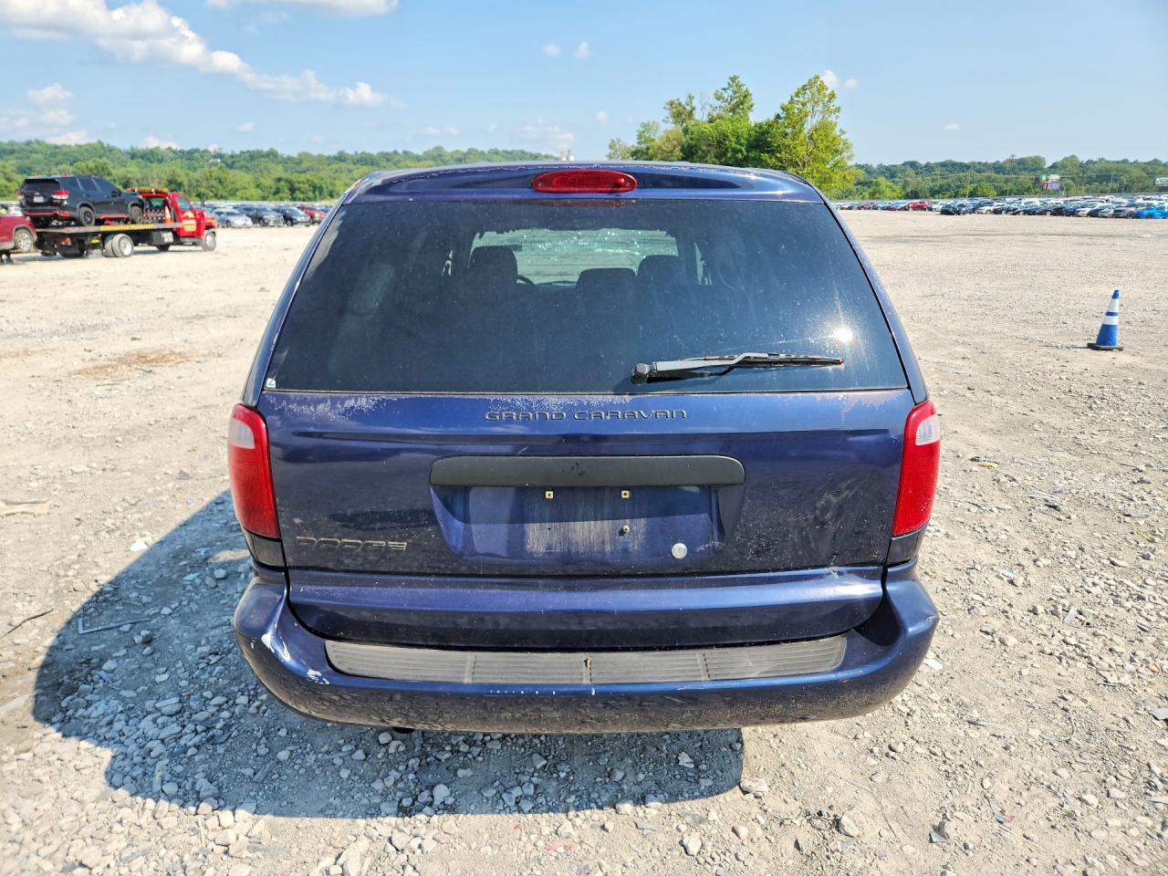 2005 Dodge Grand Caravan Se Blue vin: 1D8GP24RX5B399088