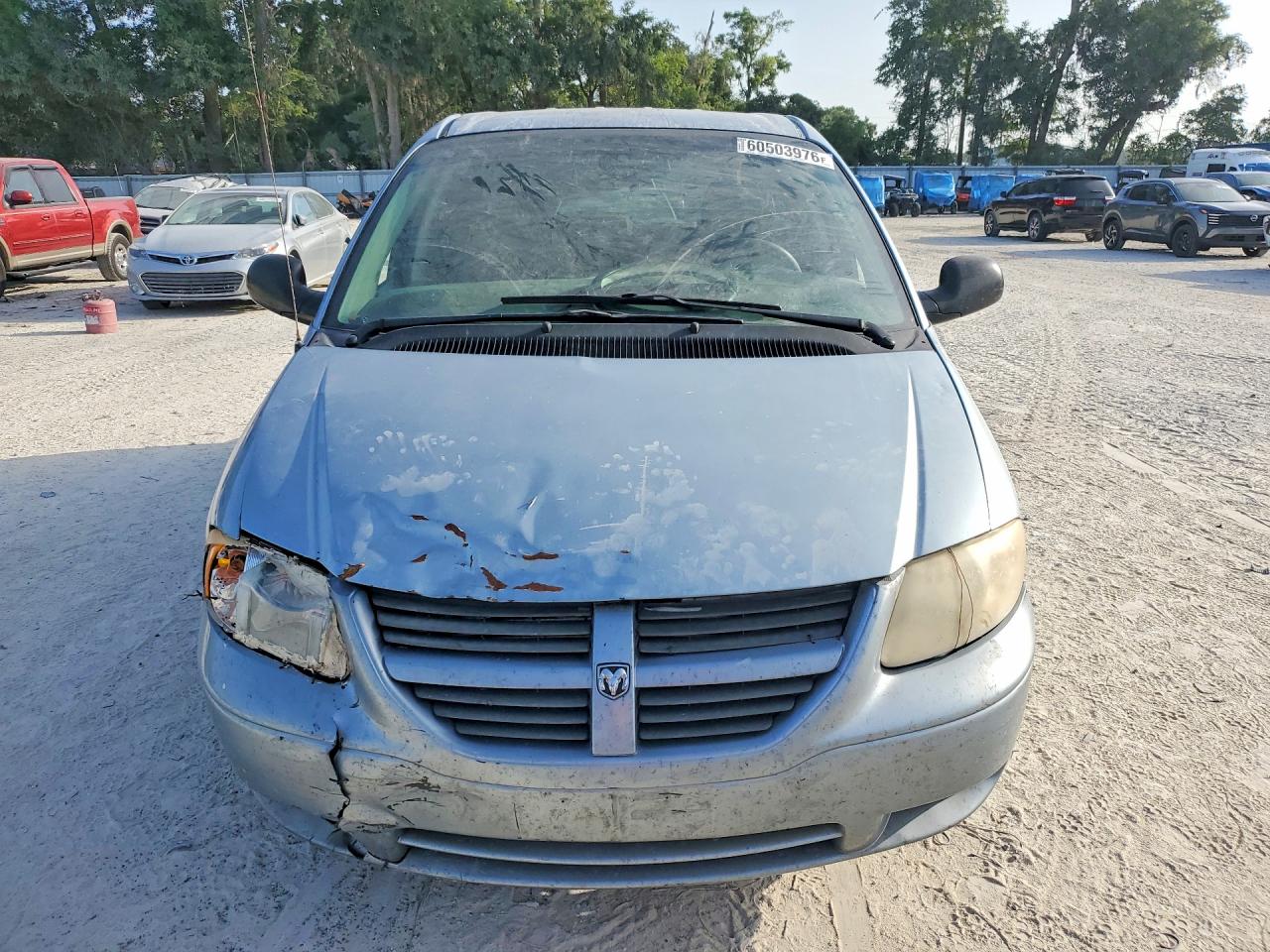 2006 Dodge Caravan Sxt Blue vin: 1D8GP45R06B743488