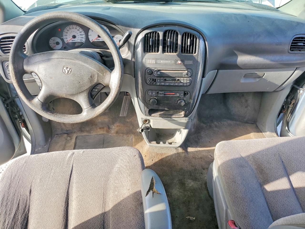 2006 Dodge Caravan Sxt Blue vin: 1D8GP45R06B743488
