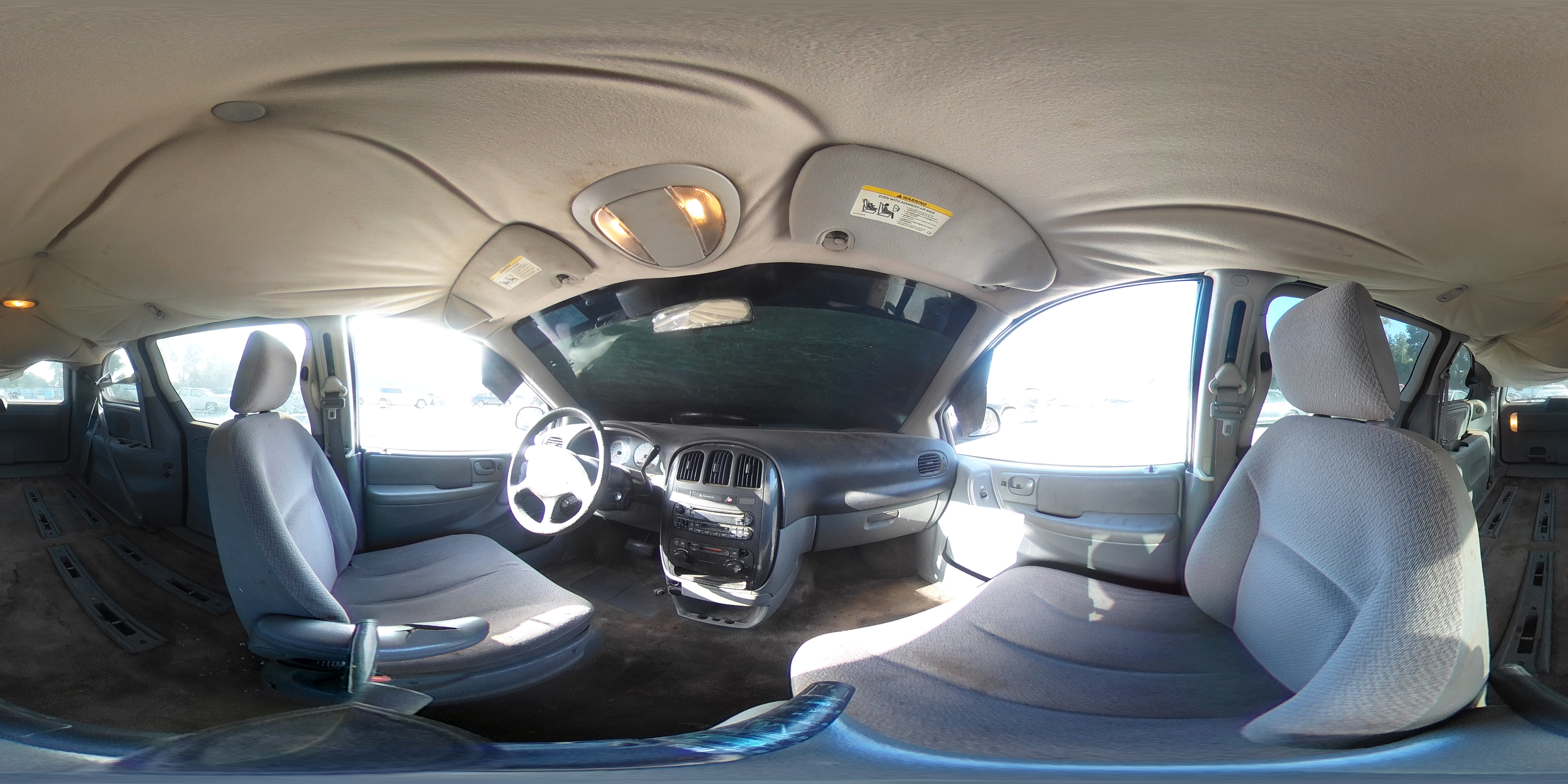 2006 Dodge Caravan Sxt Blue vin: 1D8GP45R06B743488