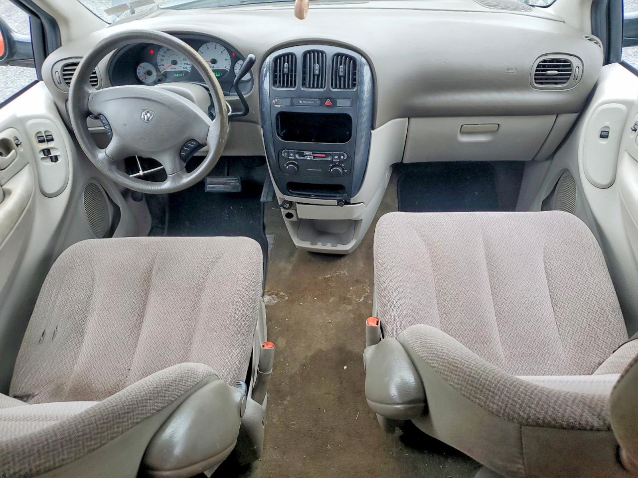 2007 Dodge Caravan Sxt Blue vin: 1D8GP45R37B165744