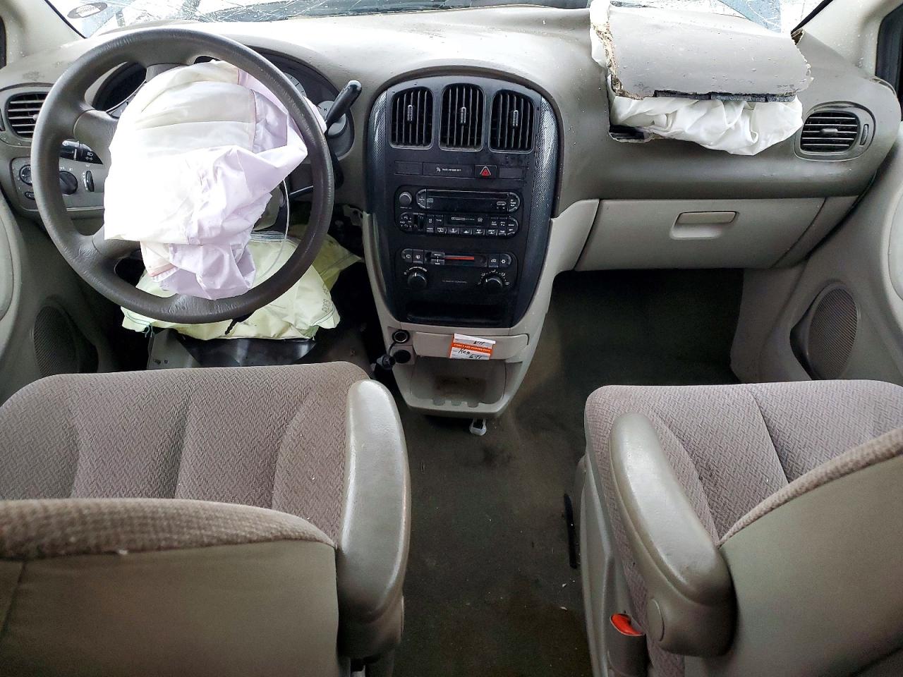 2007 Dodge Caravan Sxt Blue vin: 1D8GP45R87B203968